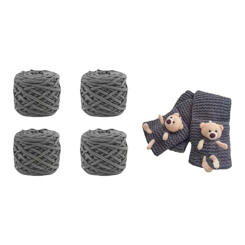 Pampered Journal Карман Медвежонок Шарф Набор для Вязания с Толстой Пряжью Шар DIY Игрушки