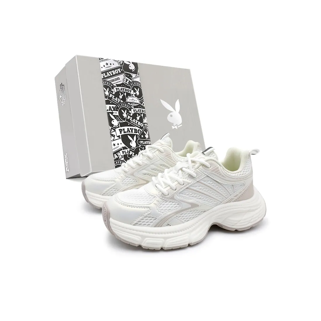 Playboy Low Топ Толстая Подошва Кроссовки Женские