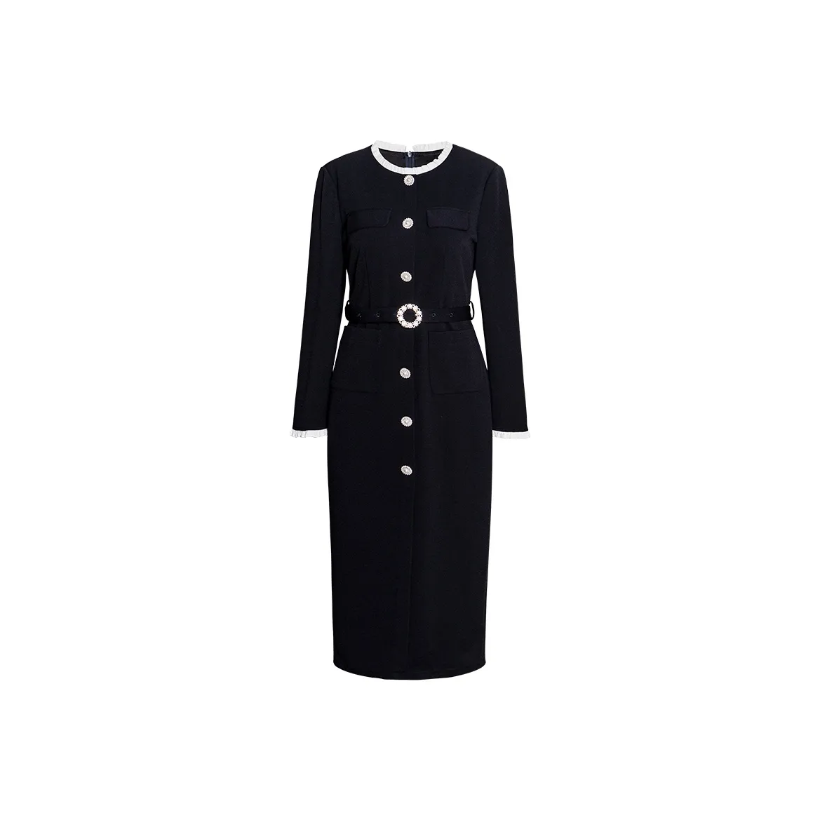 ROEYSHOUSE Длинное платье с длинными рукавами женское