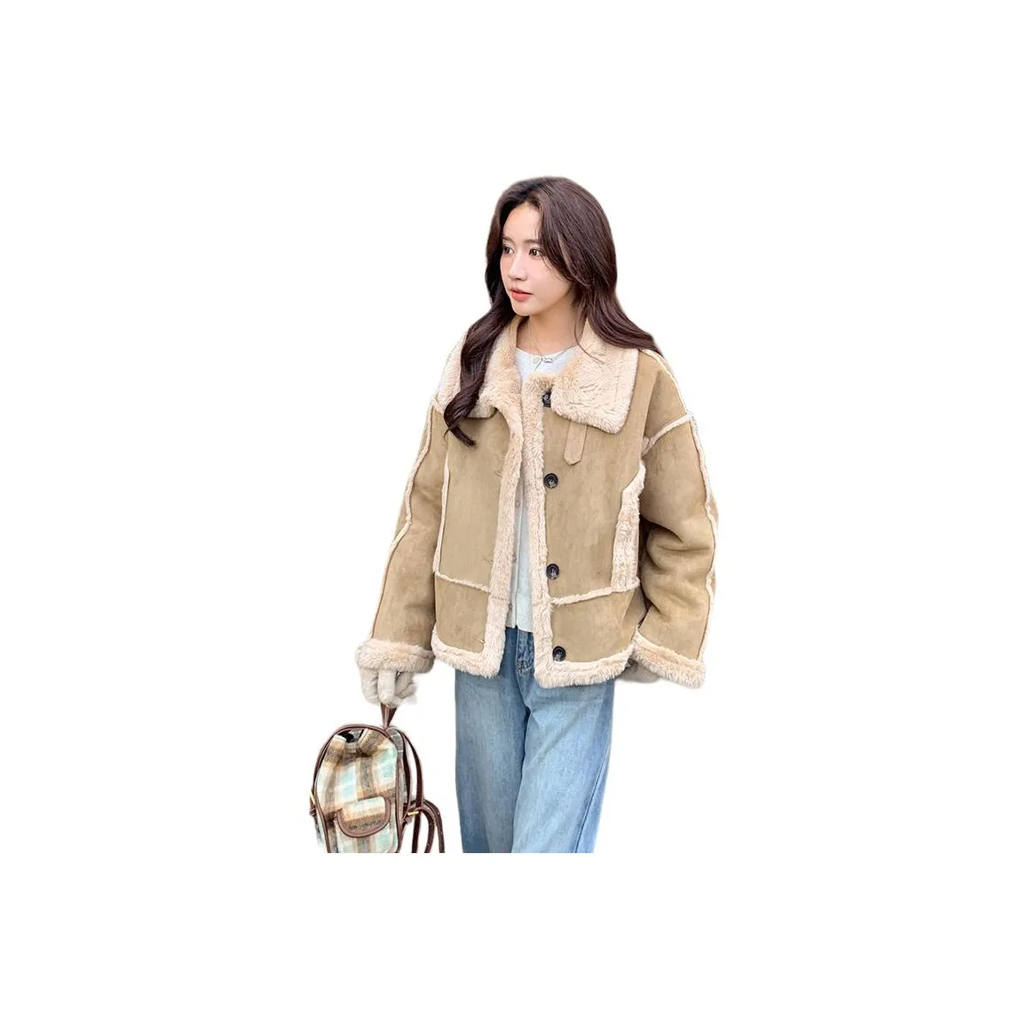 MEXICAN Бархат Feel Пальто Женское