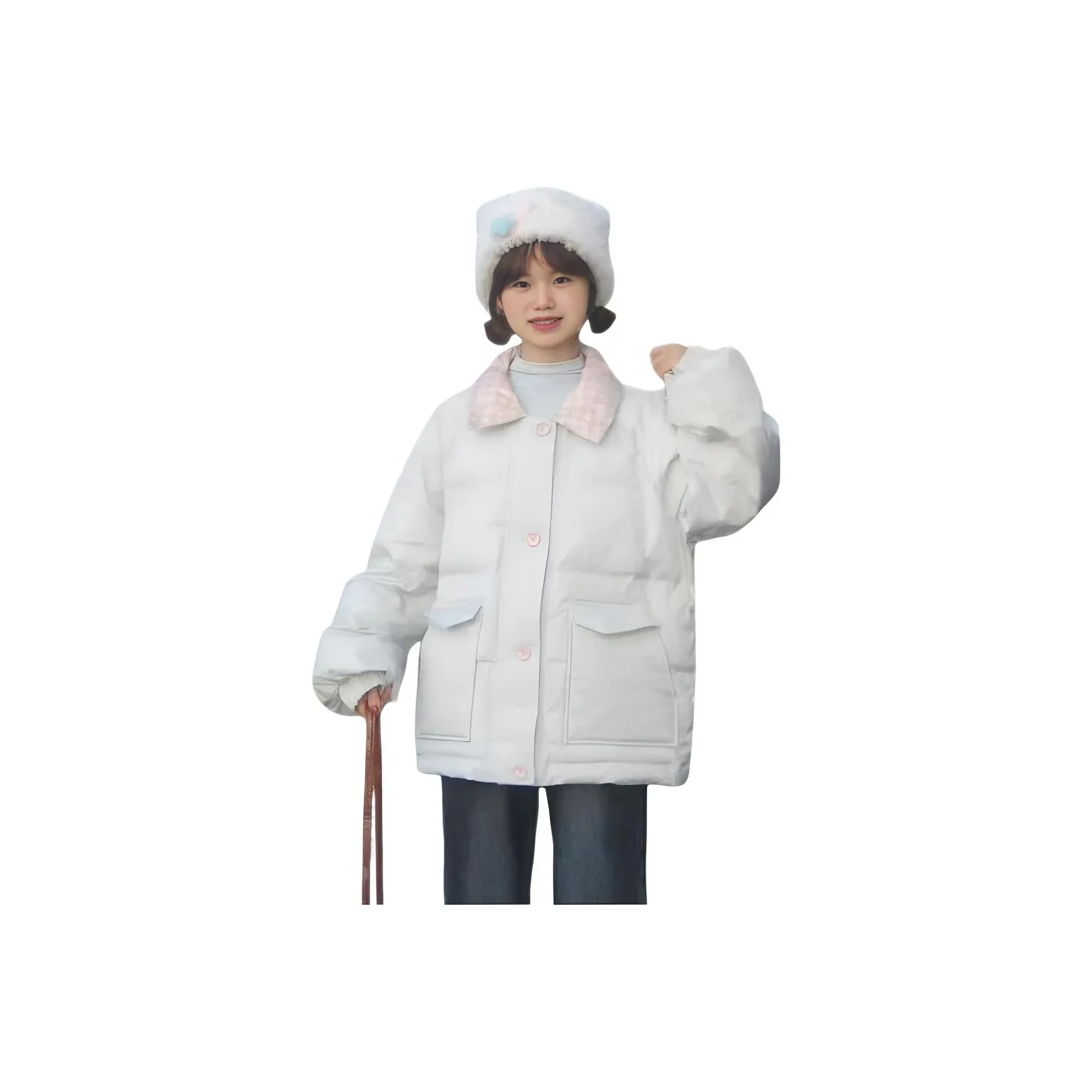 Genius Pooh Женская одежда Пуховая куртка Унисекс