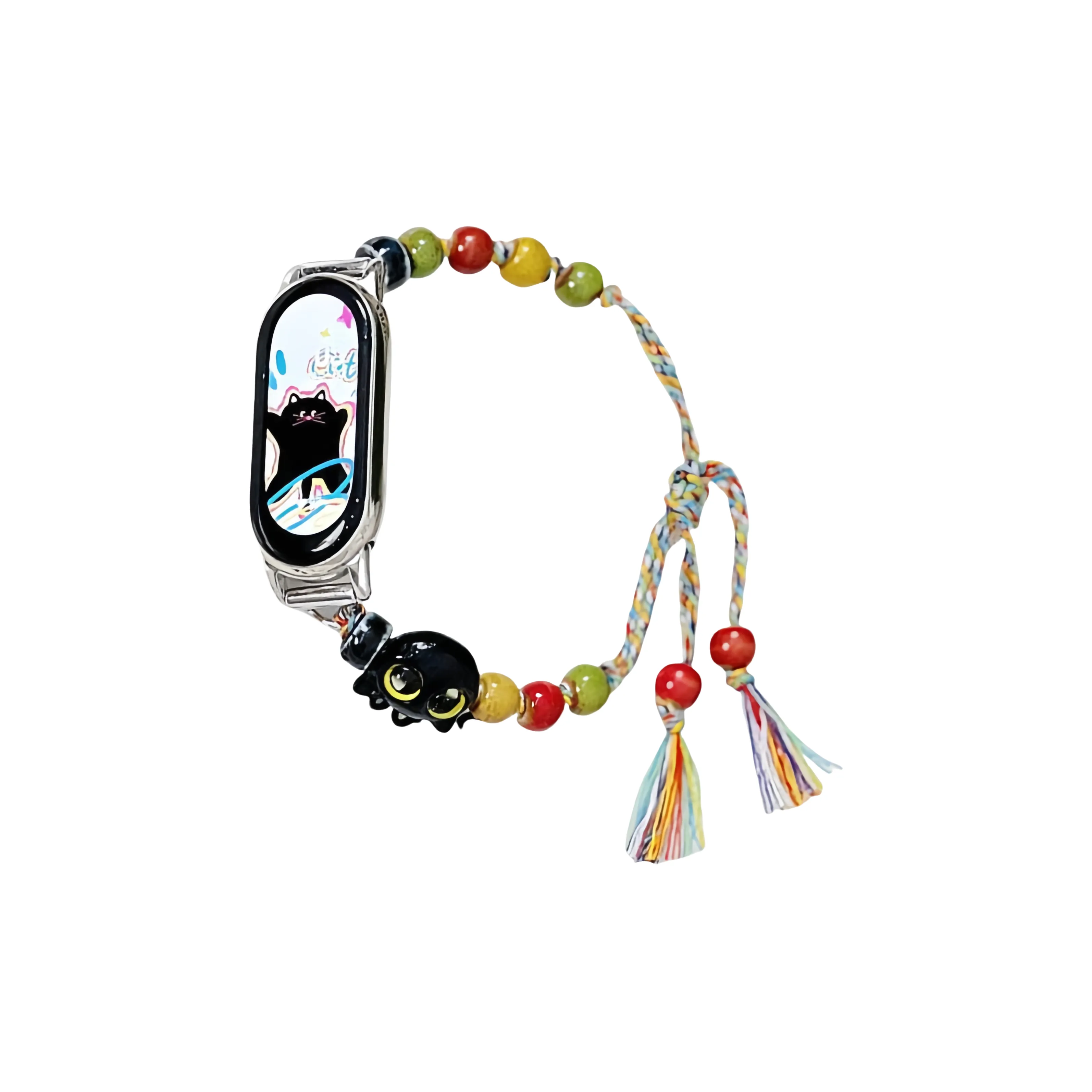 Voit Most Handsome Ремень Xiaomi Совместимость Бусины Плетеная веревка Материал