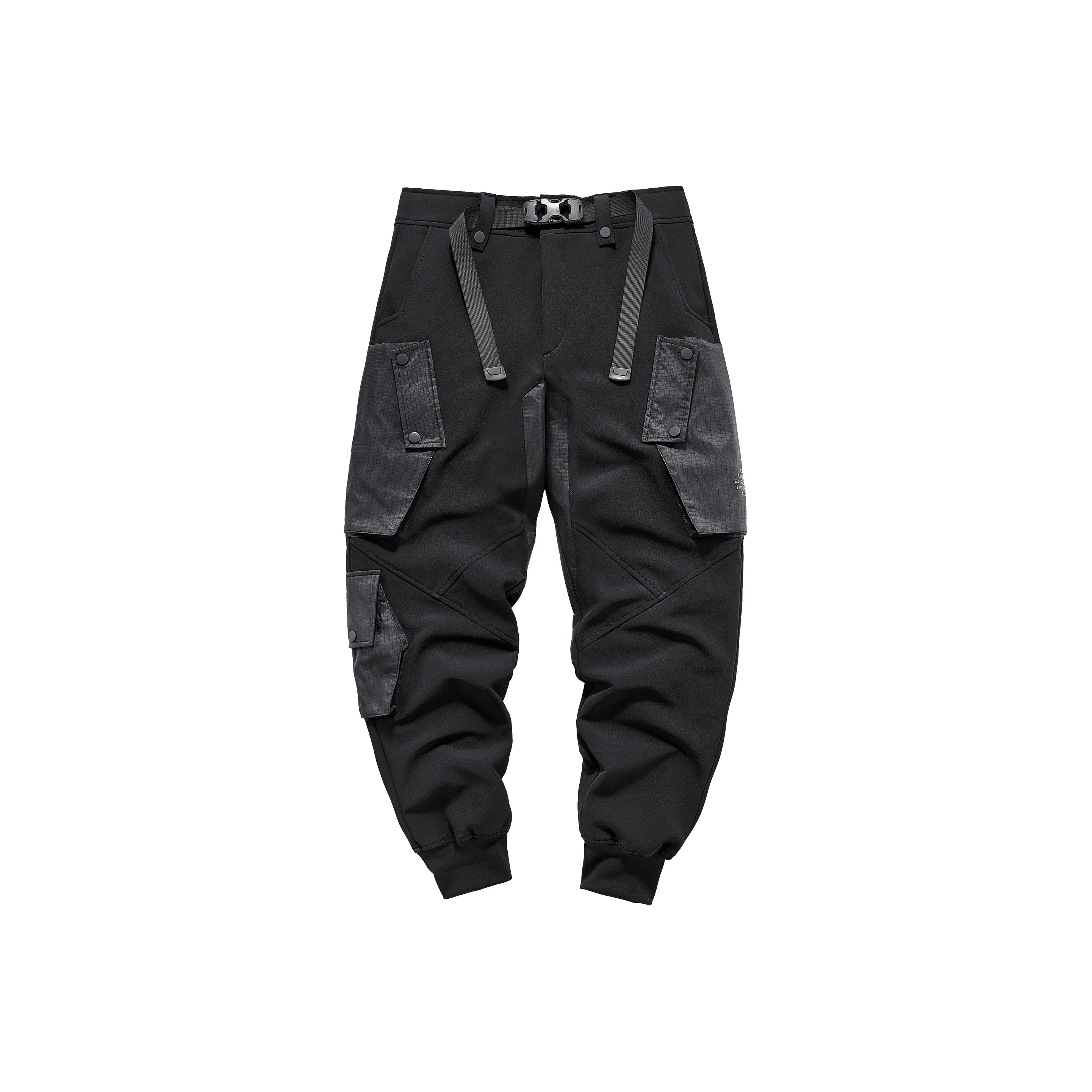 VIP Черные Унисекс Карго Брюки