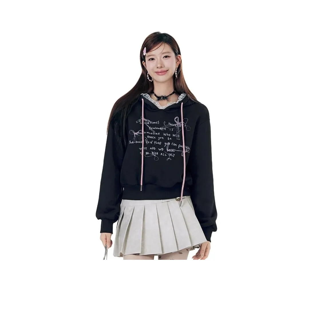 PZHK Черный Женский Свитшот