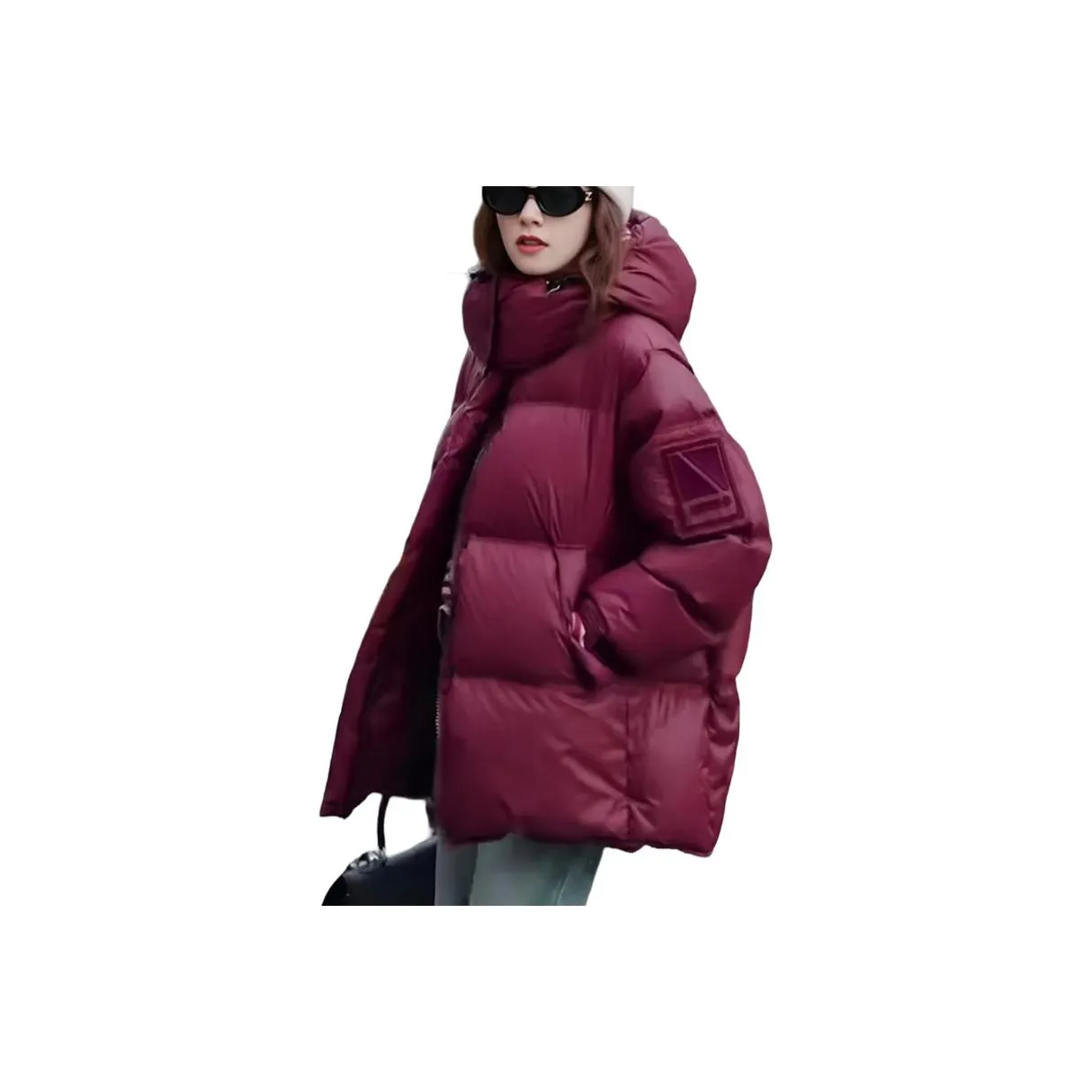 Amyway Красный Женский Пуховик