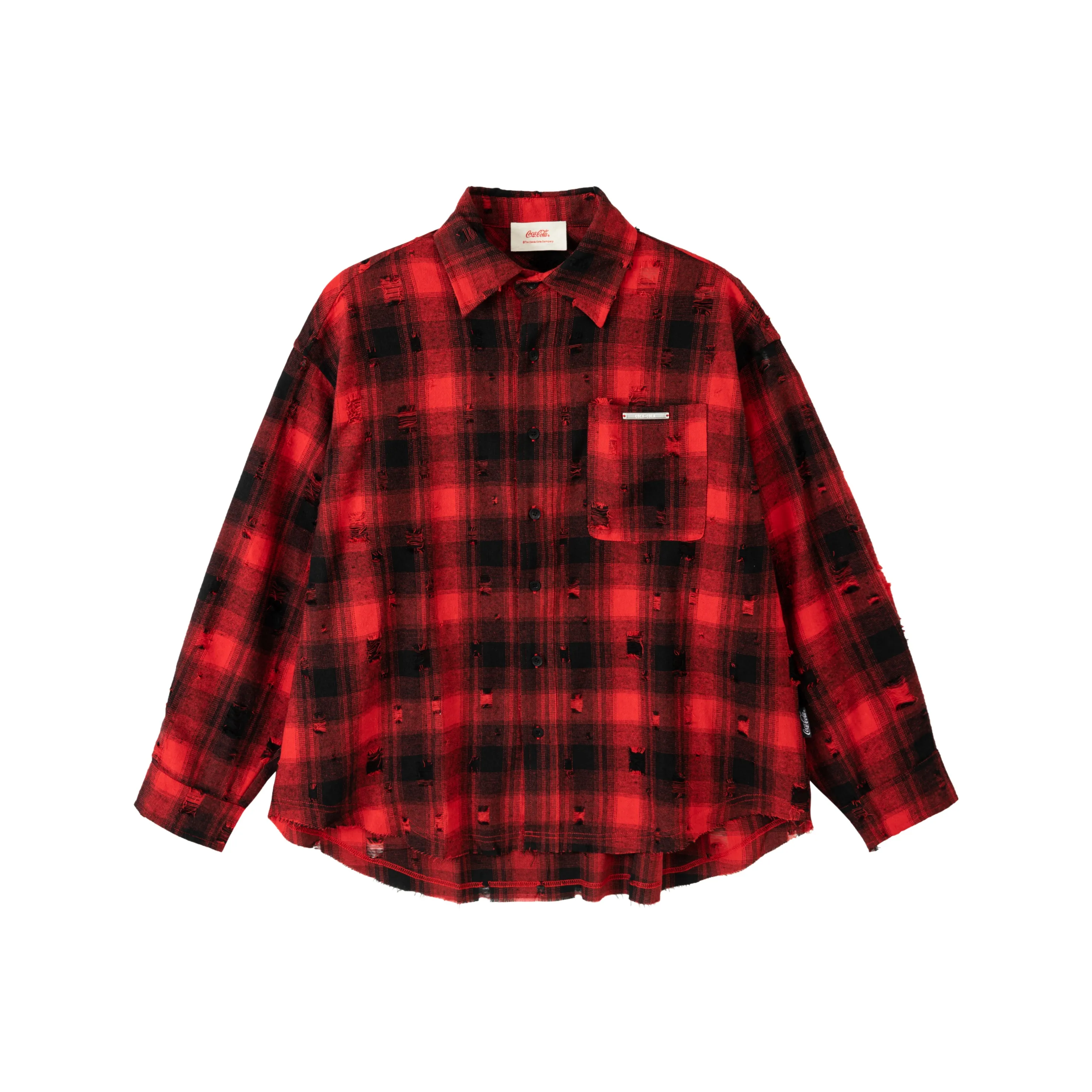 Coca Cola Рубашка Унисекс Кола-красный