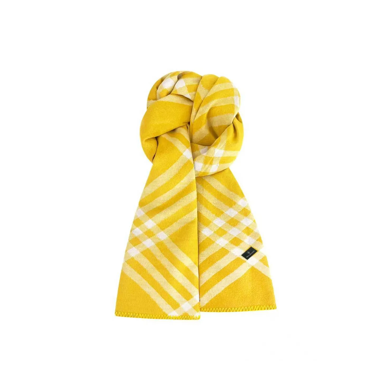 Maserati Овечья шерсть Клетчатый SOFT WARM Ветрозащитный Теплоизоляционный Вязаный Шарф Унисекс