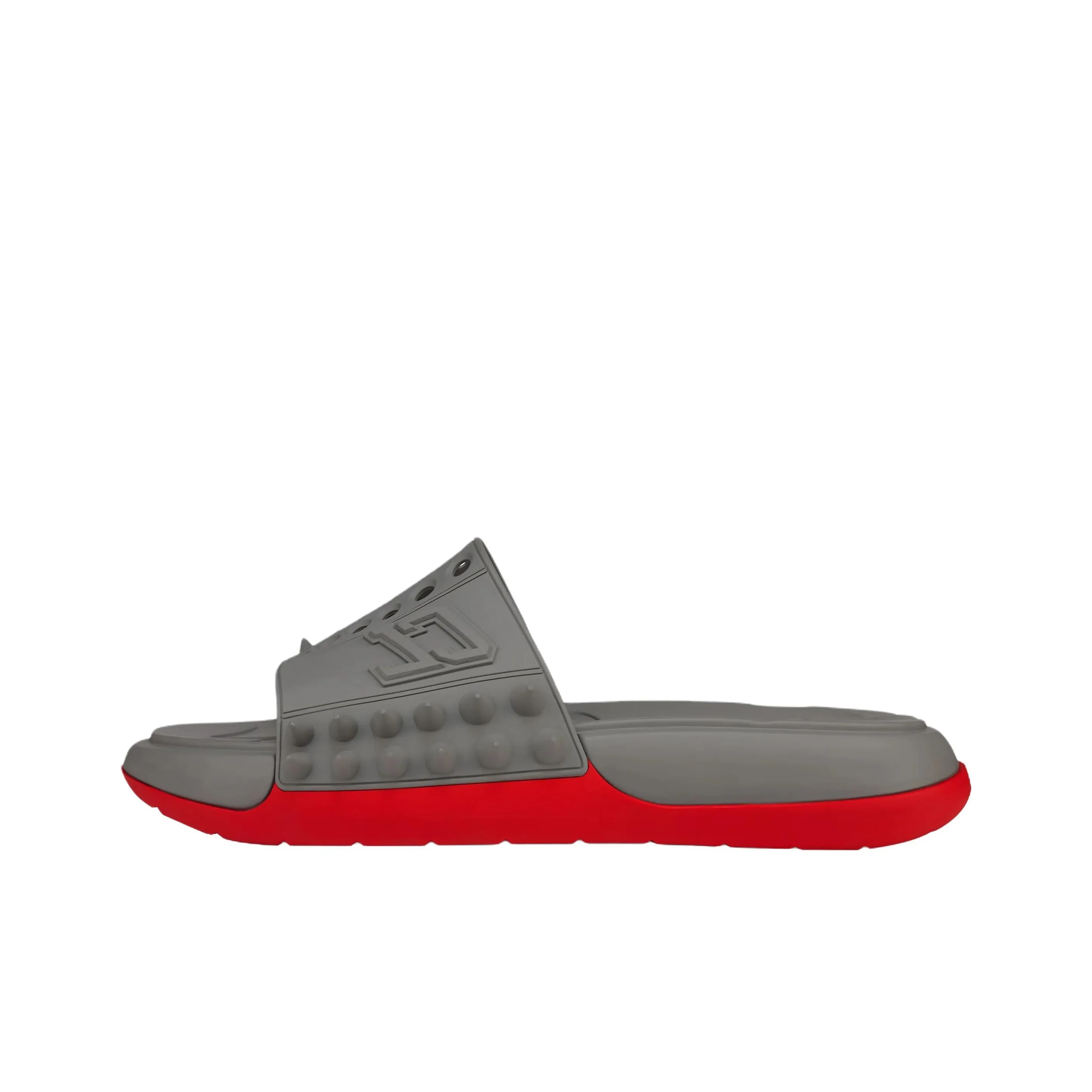 Christian Louboutin Slide Slippers Men Dark Gray
