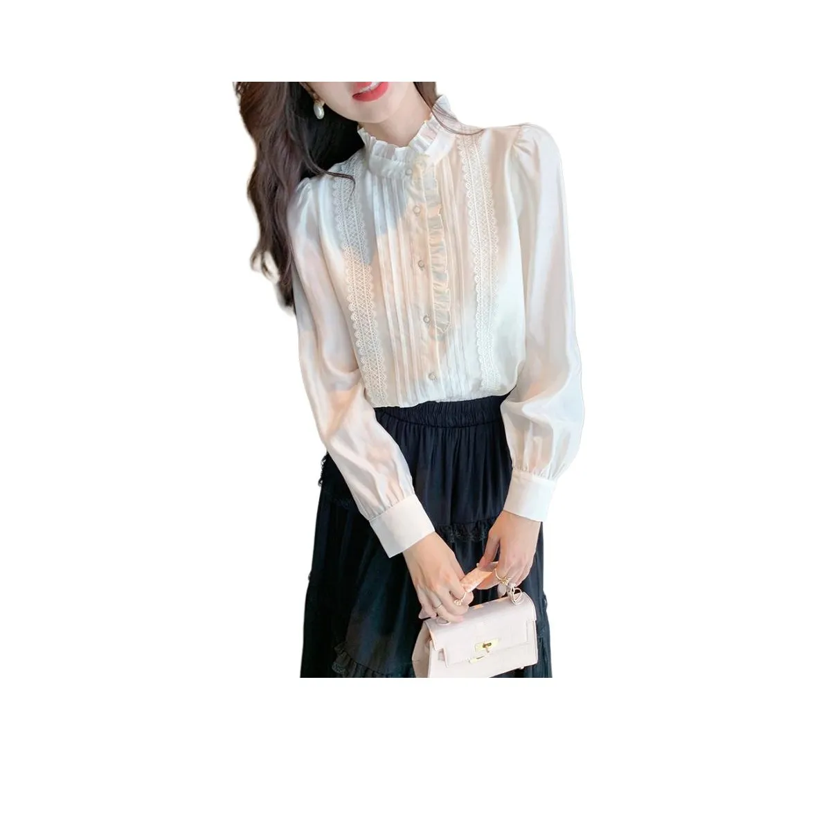 GOSO Абрикос Рубашка Женская Рубашка