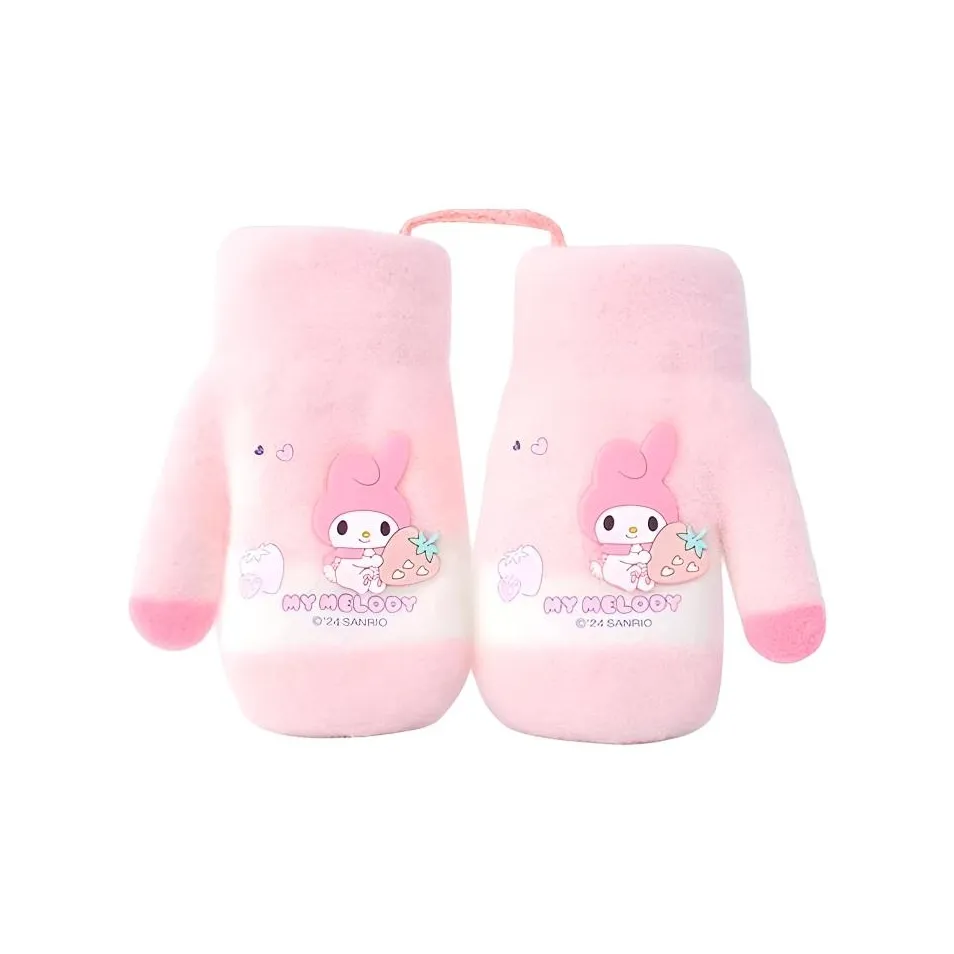 Санрио 99% 1% Полиамид Эластан Вязаные Перчатки Детские