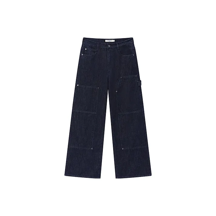 Teenie Weenie Men Темно-синий Унисекс Джинсы