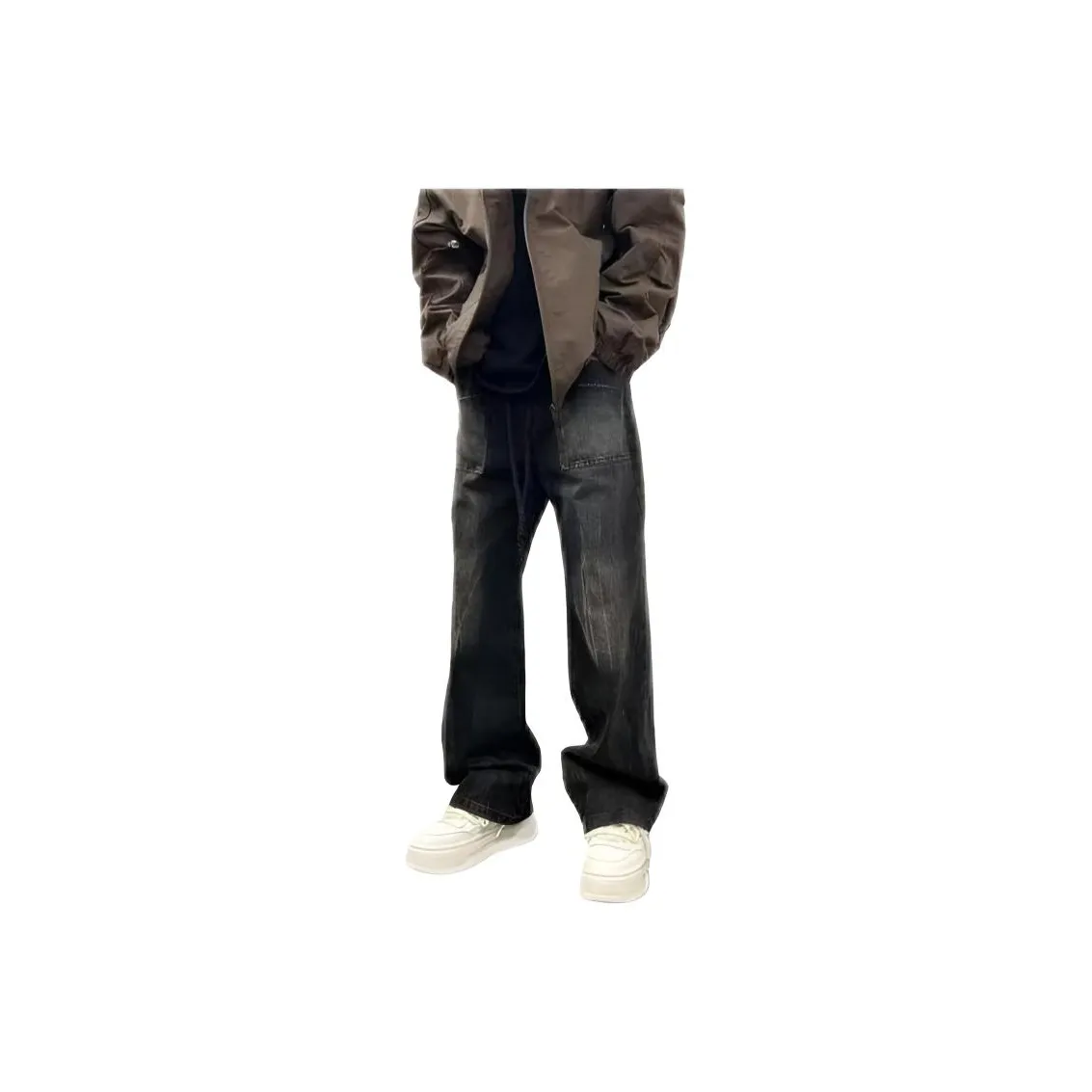 ENPofficial Черные Мужские Джинсы