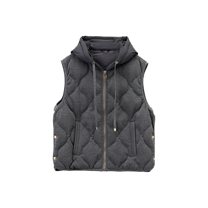 JASON WU С капюшоном Жилет Пух Женские