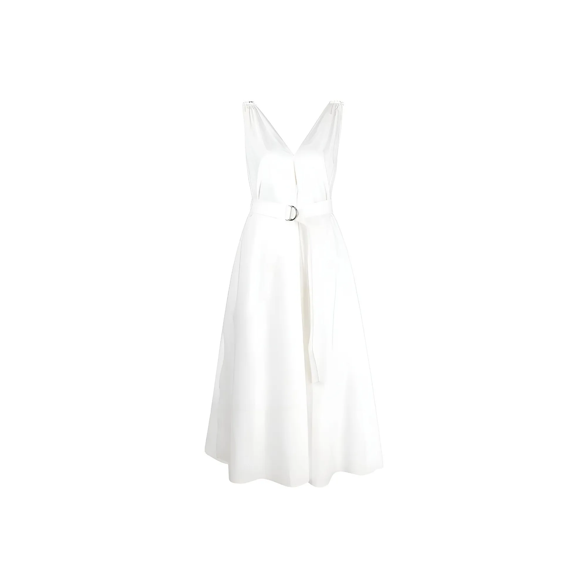 Brunello Cucinelli Sleeveless Dresses Women's White