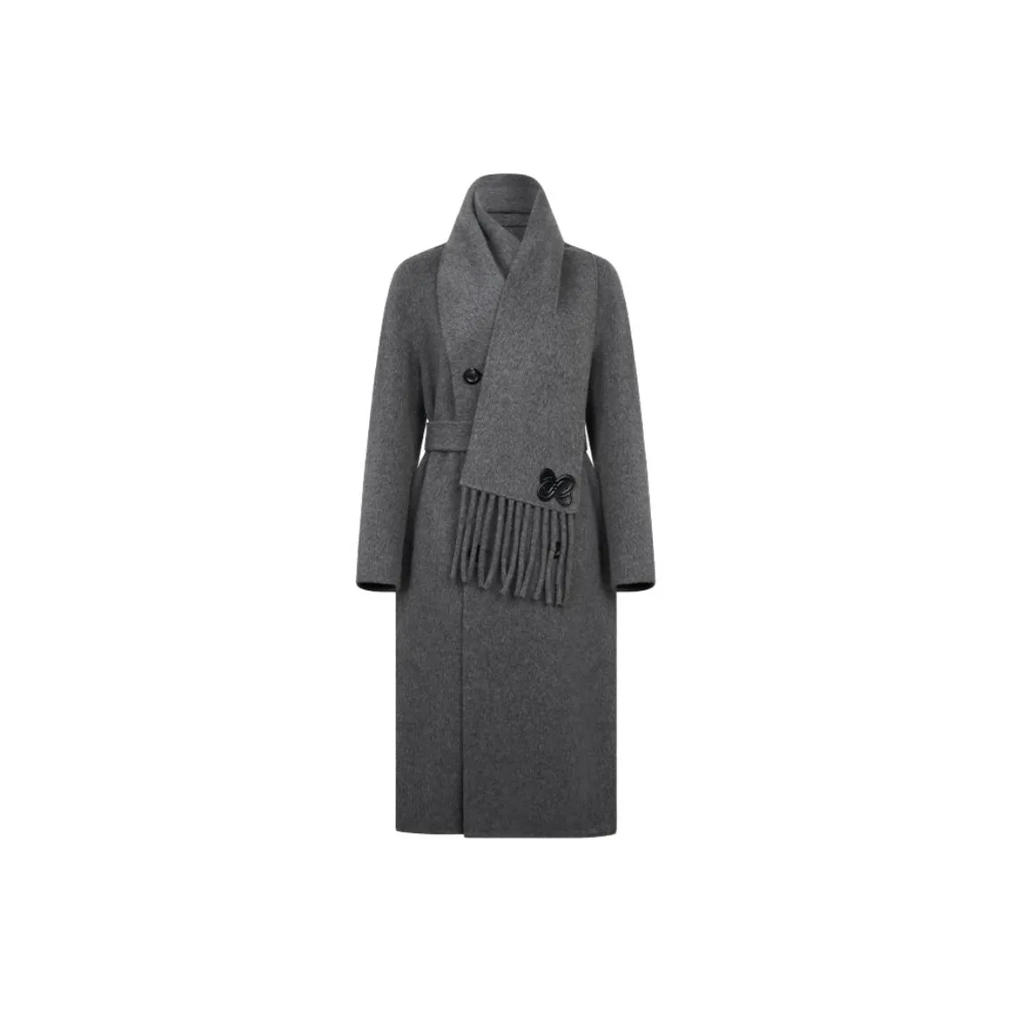 Ann Andelman Темно-серый унисекс пальто