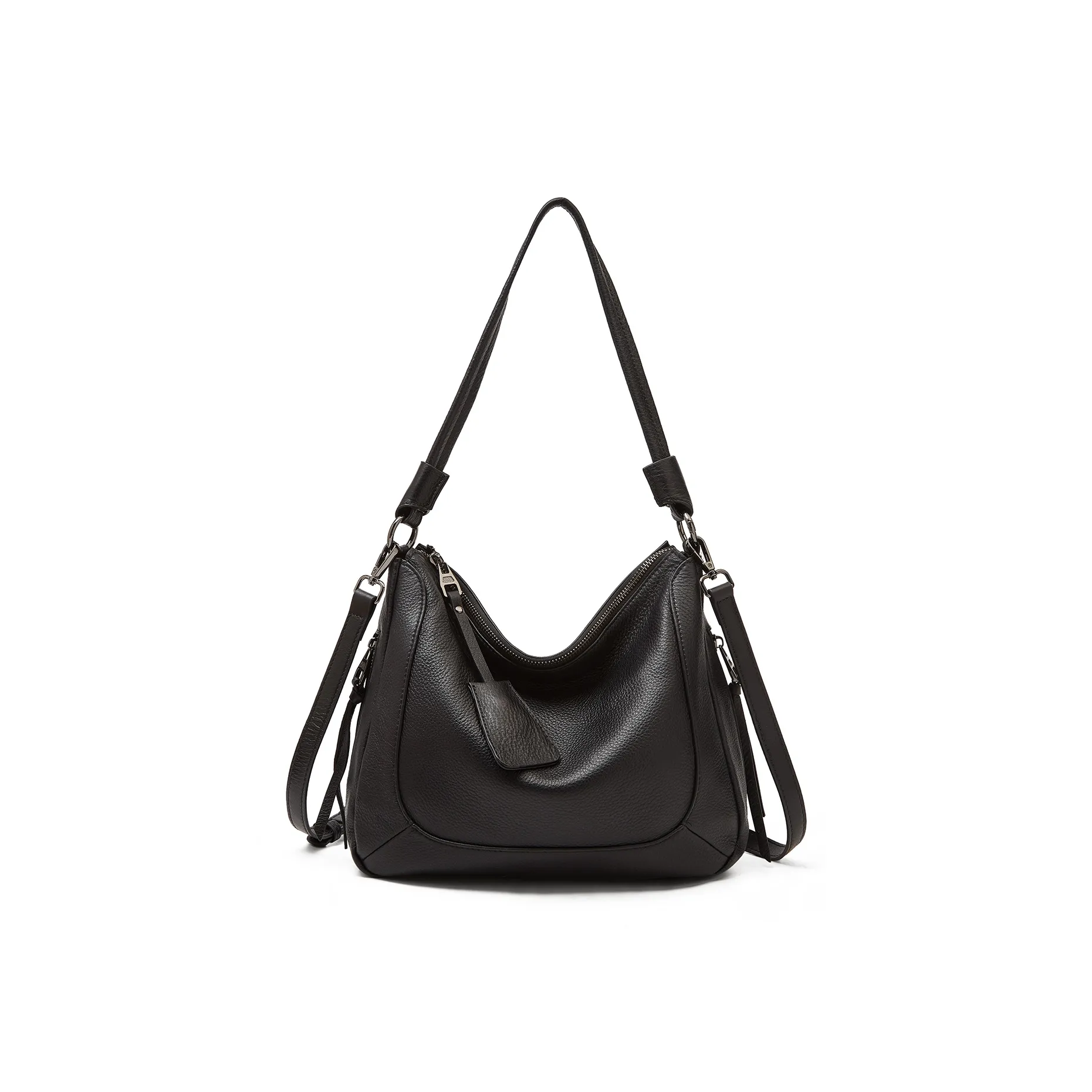 Old Man's Head Коровья кожа с синтетической кожей сумка на плечо стандартная женская черный слоновая серый фуксия