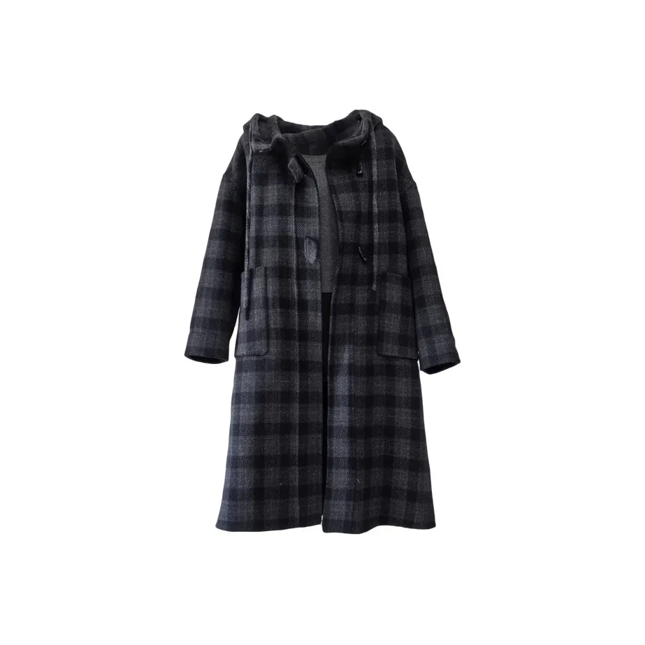 Aghr Синий Женское Пальто