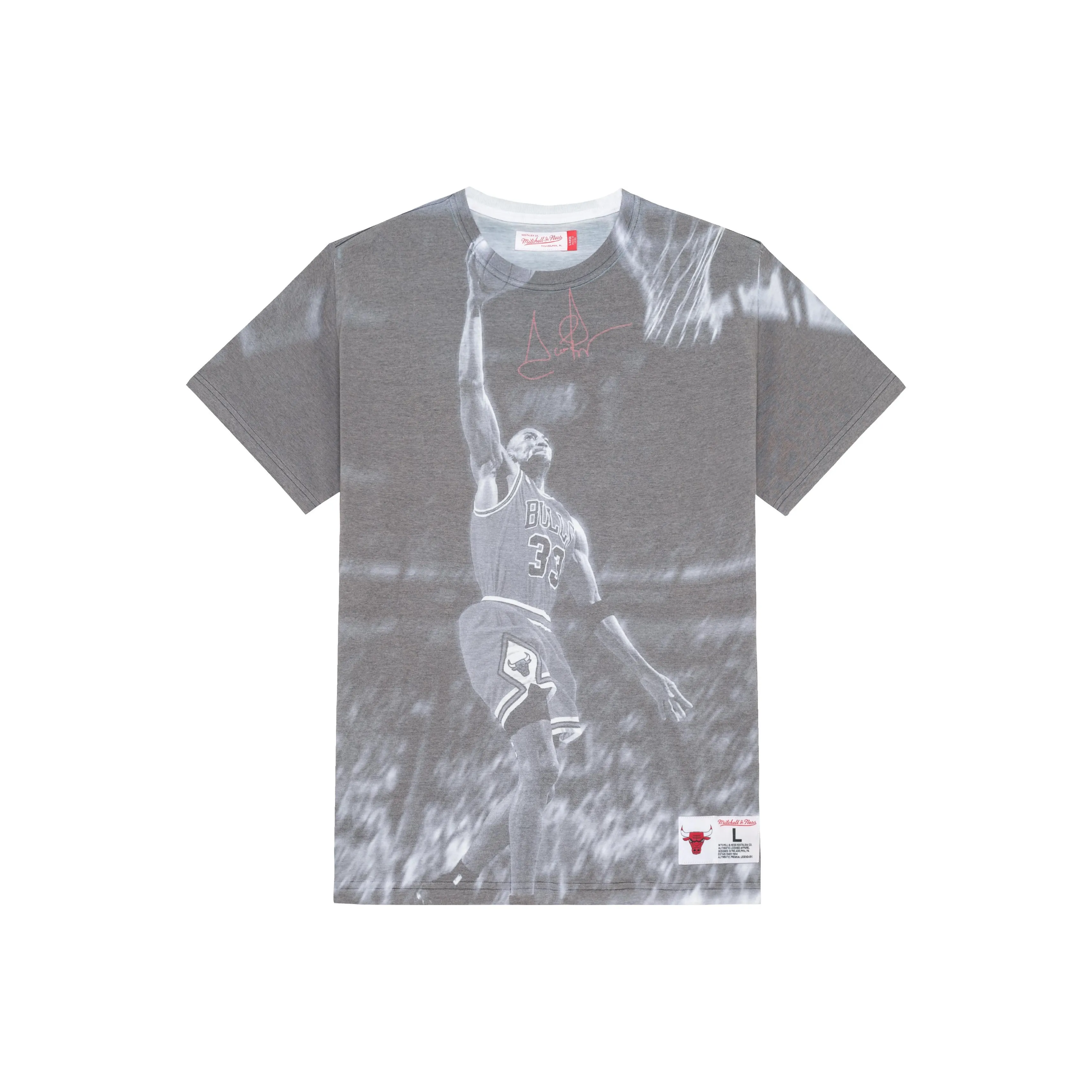 MITCHELL NESS T-Shirt Унисекс Серый