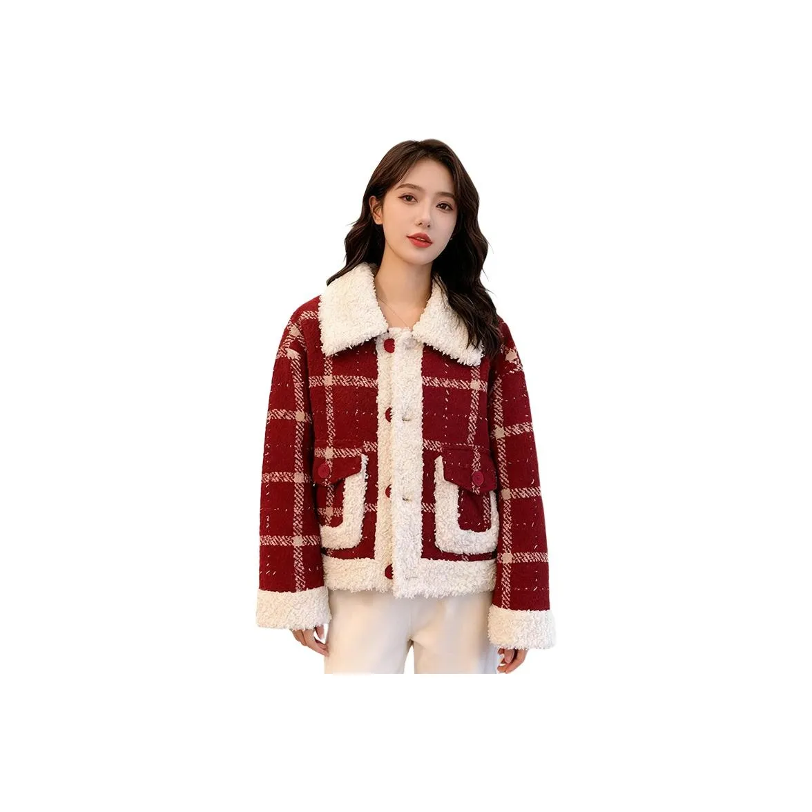 GOSO Red Женские Бархатные Куртки