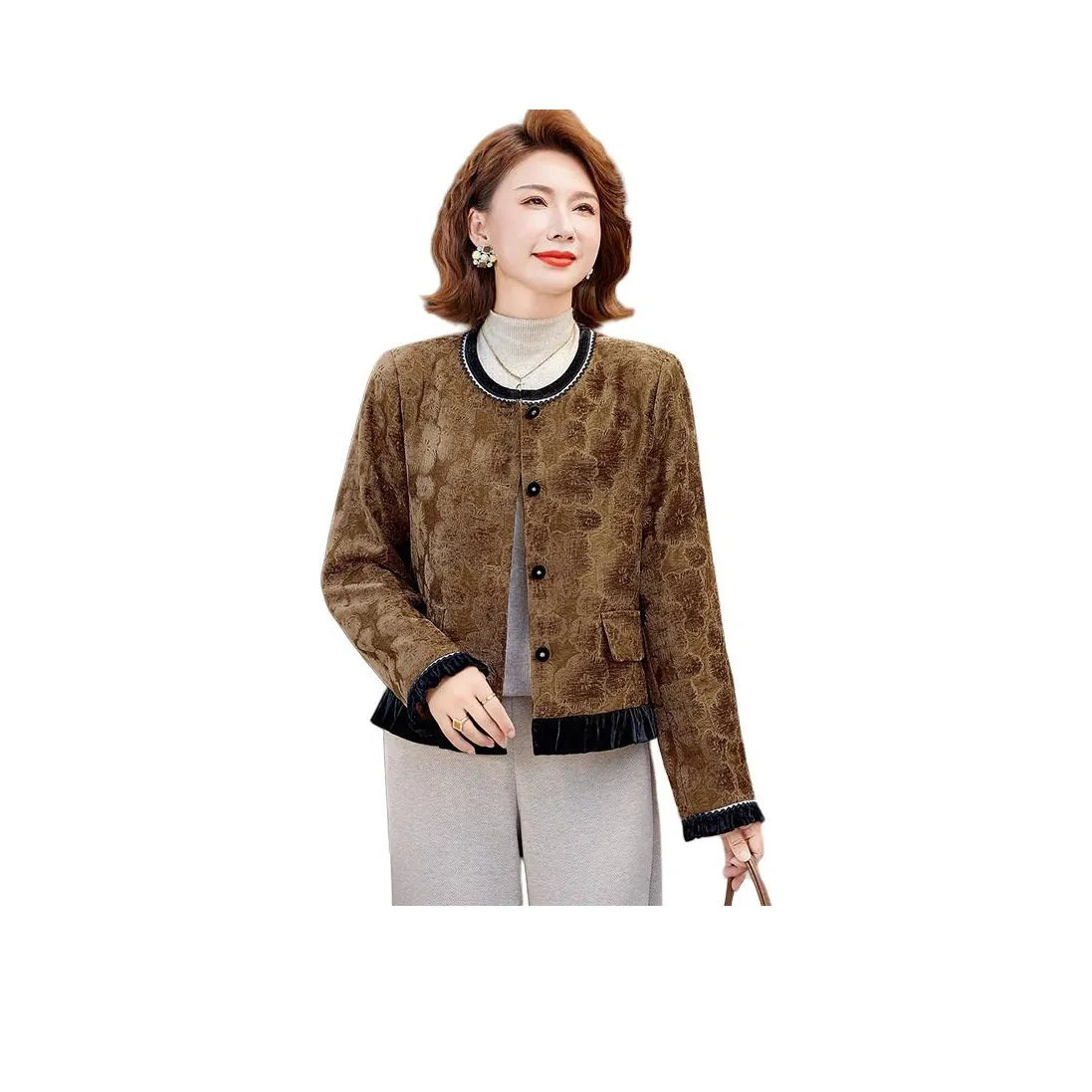 PIERRE CARDIN Cropped Coat Women's