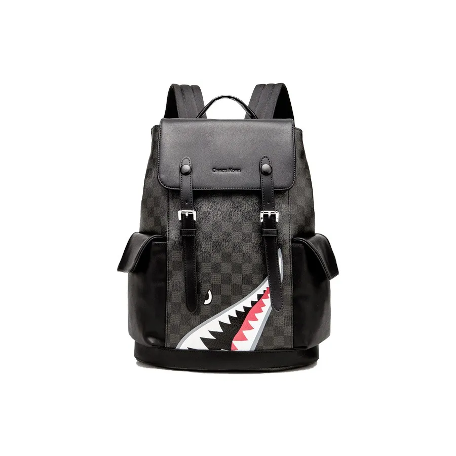 KONADCT PVC Backpack Standard Unisex Black КОНАДКТ PVC Рюкзак Стандартный Унисекс Черный