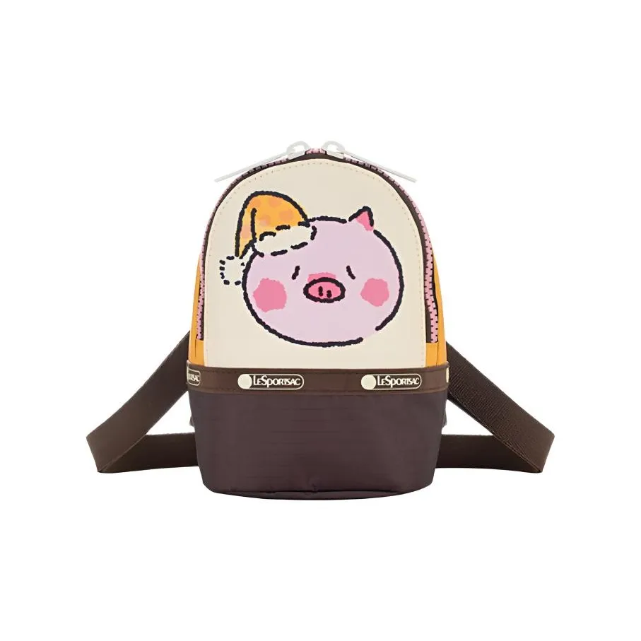 LeSportsac Ткань Рюкзак Женские Sleepy Piglet