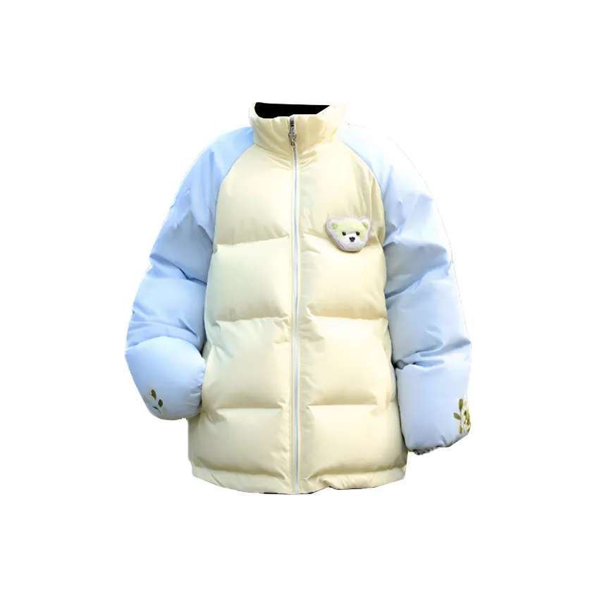 SNEIKLAU Желтый Синий Унисекс Пуховики