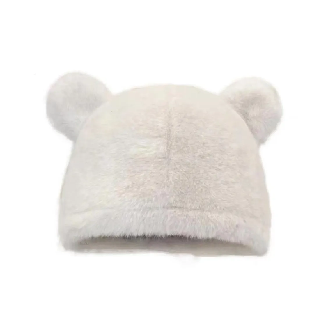 BUBM Искусственный мех плюшевый мех шапки-бини унисекс