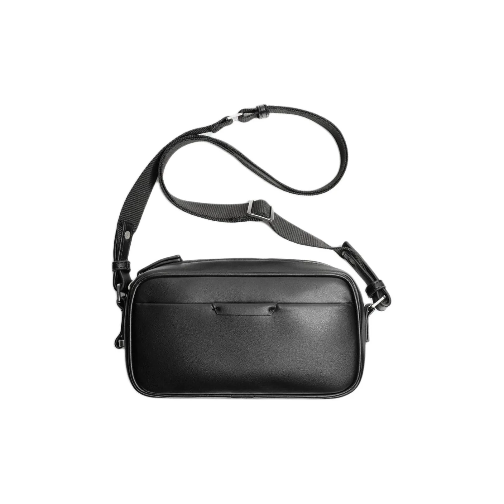 ZARA Полиуретан Crossbody Сумка Стандартная Унисекс Черная