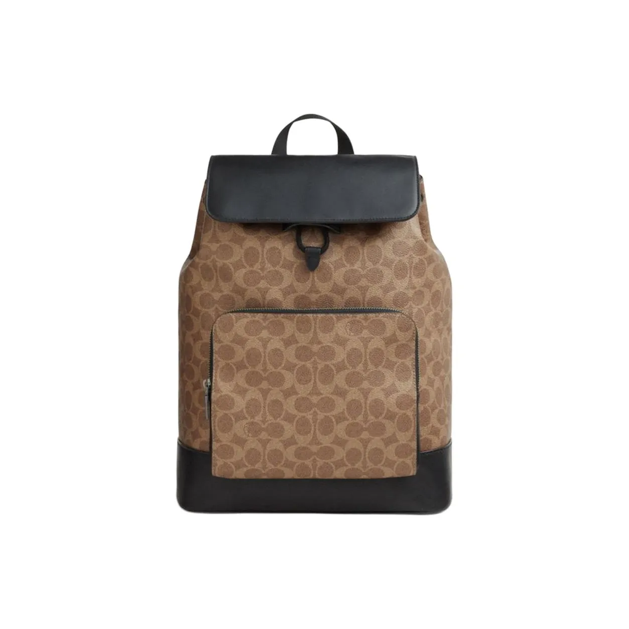 COACH Turner кожа рюкзак большой мужской ореховый