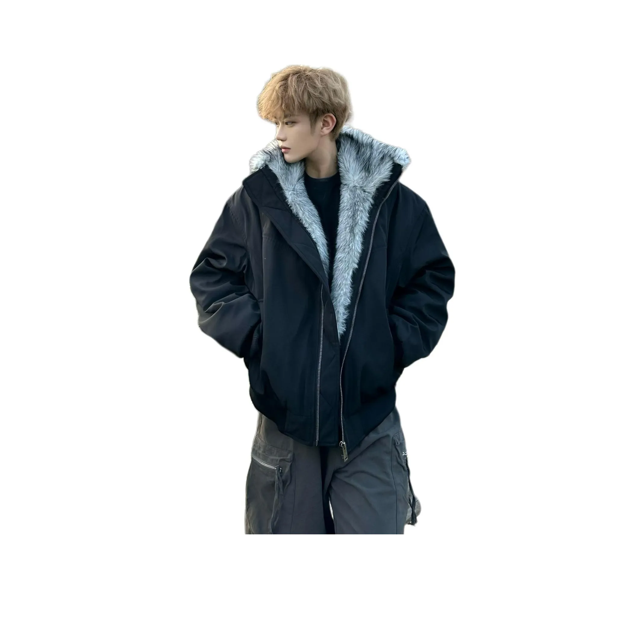 SOUL WORKER Хлопковый пуховик унисекс