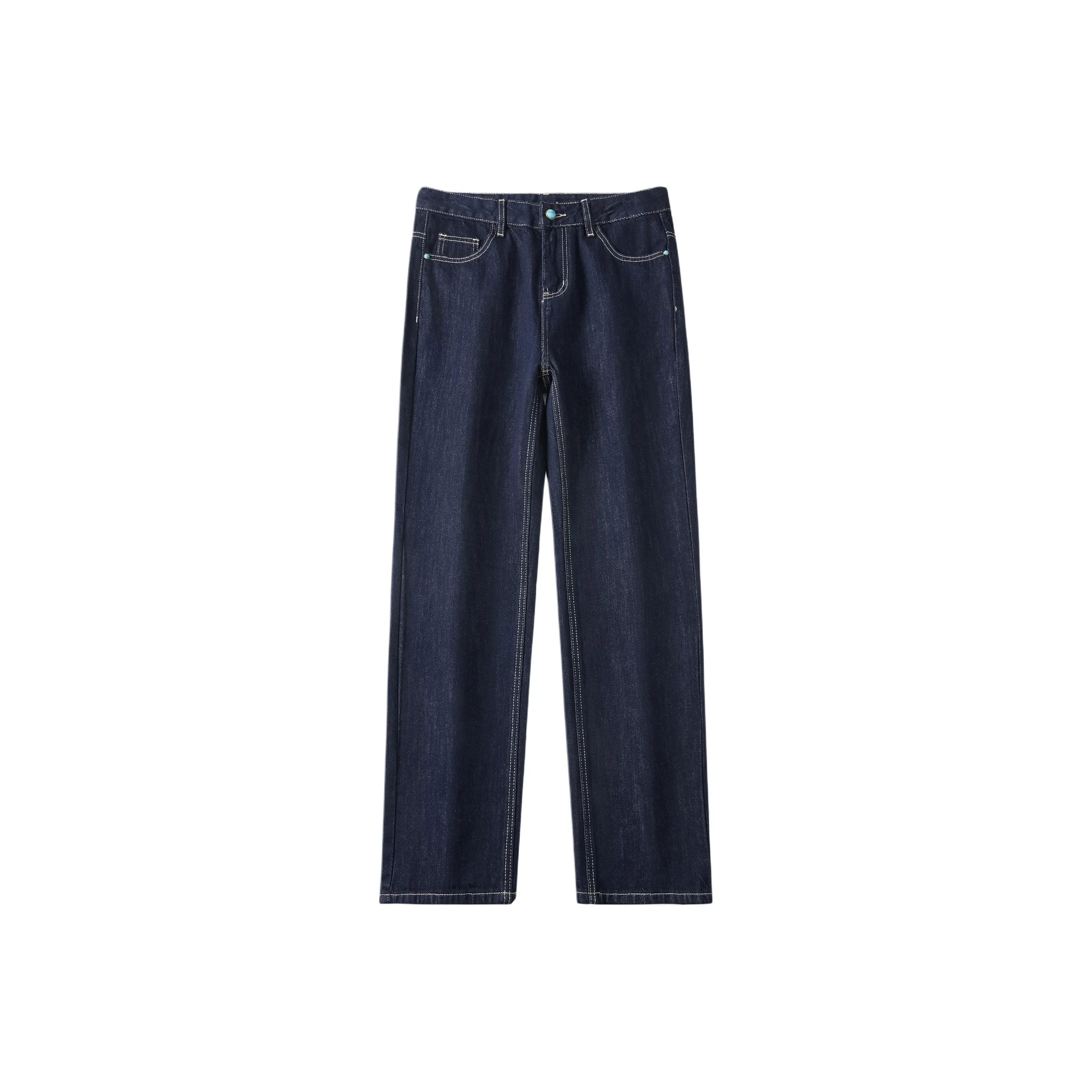 TGZT Темно-синий Мужские Джинсы