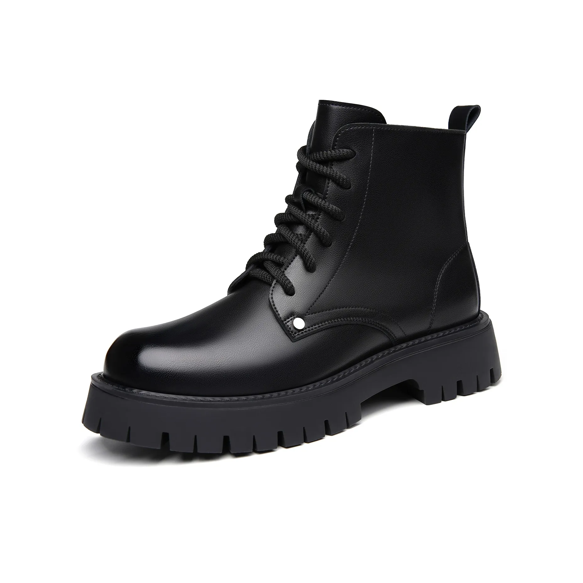 Tonlion Короткий Мартин Ботинок 4,5CM Мужской Черный