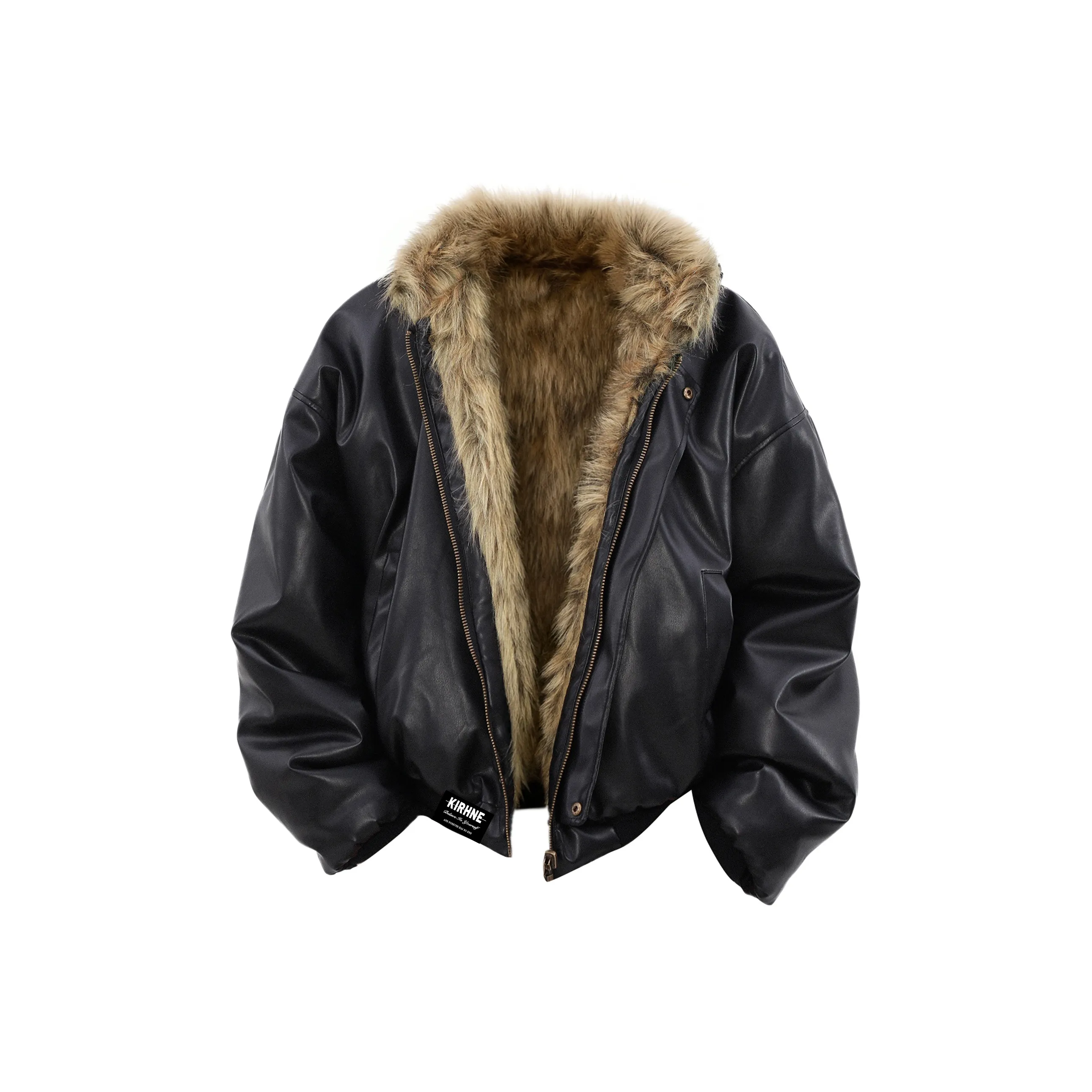 KIRHNE Черный Унисекс Пуховики