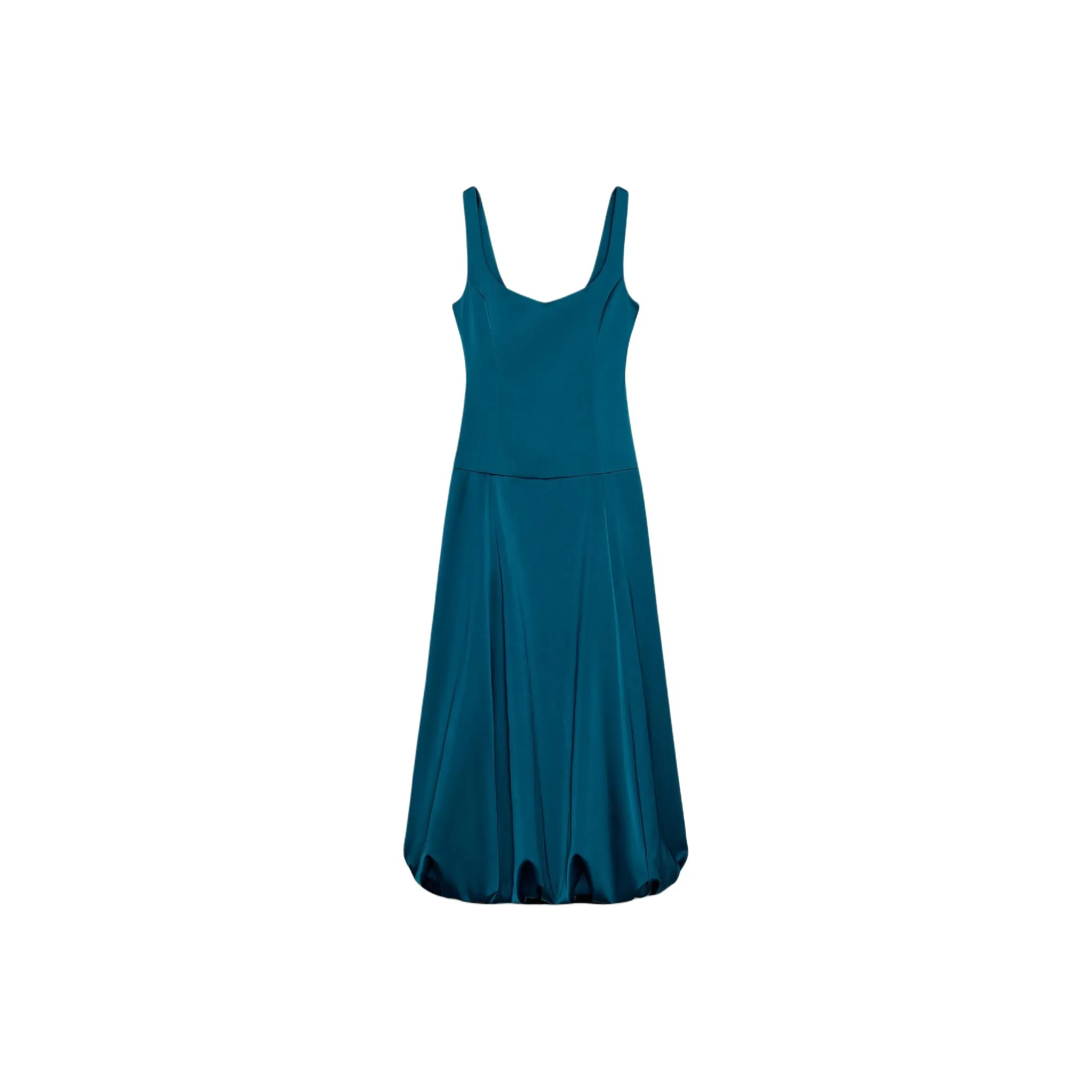 ZARA Collaboration Утино-зеленый Женские Слип-платья