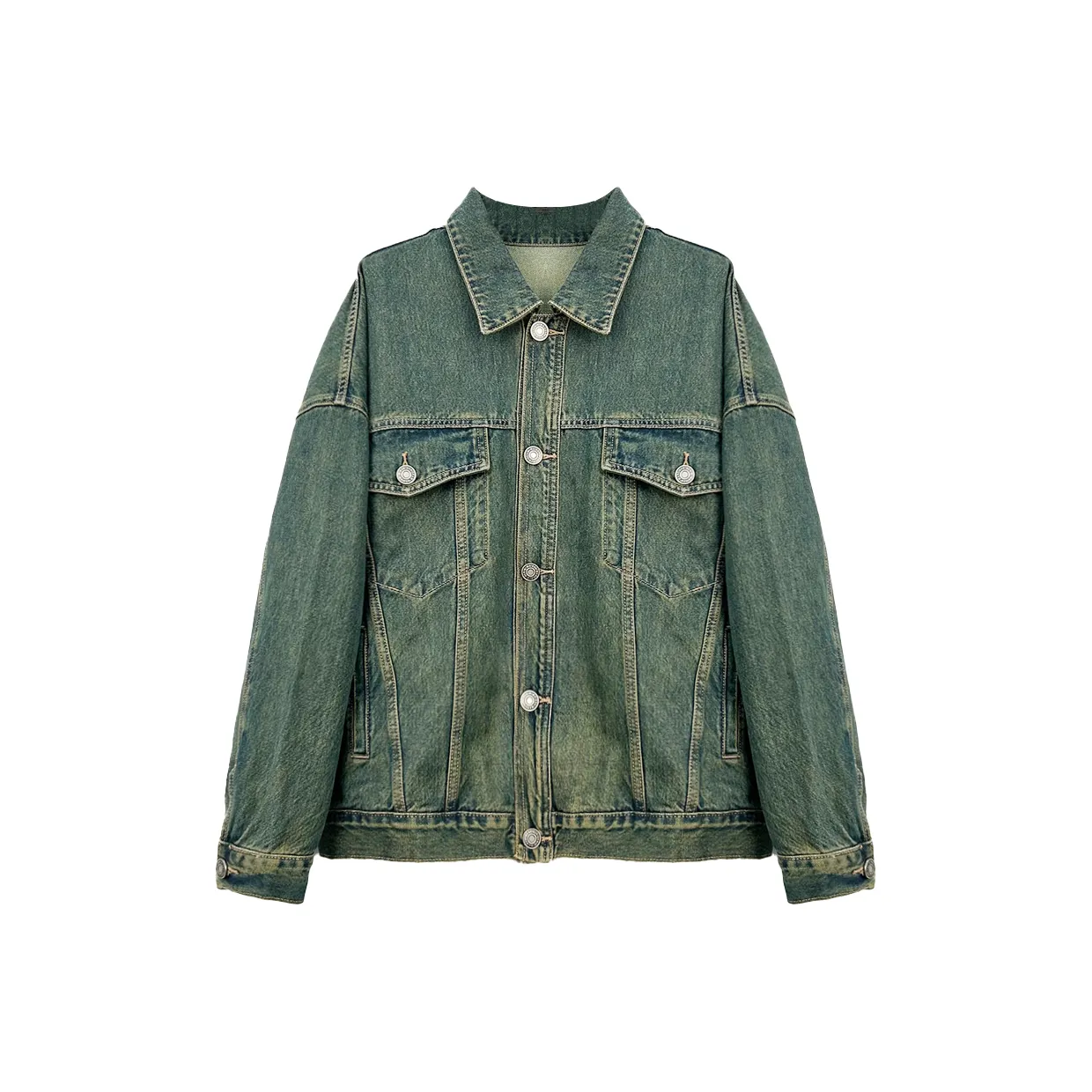 GZQJ Синий Женские Джинсовые Куртки