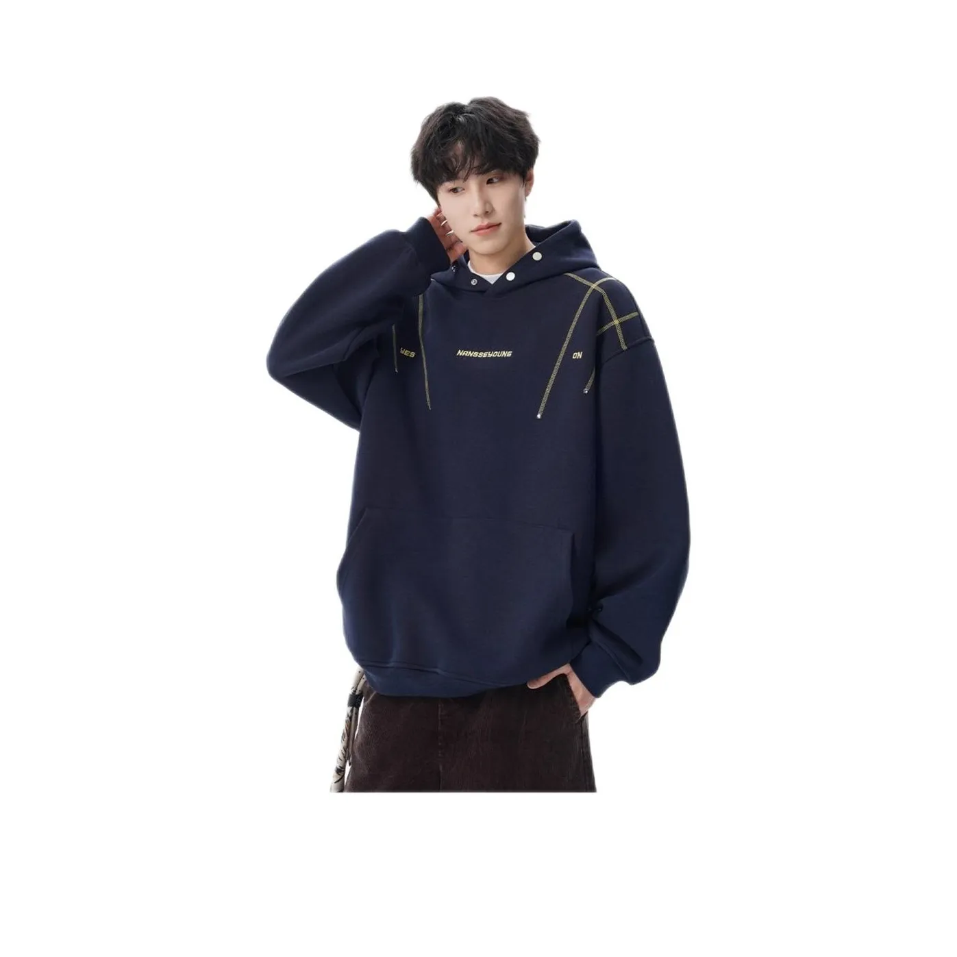 HYUNDAI Темно-синие унисекс свитшоты