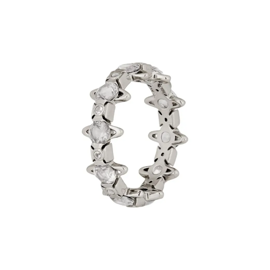 Vivienne Westwood Переработанное Серебро Кольца Женские Платиновый Серый