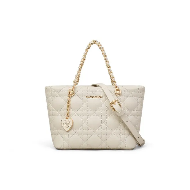 Younger Song Сумка из синтетической кожи стандартная женская цвет экрю