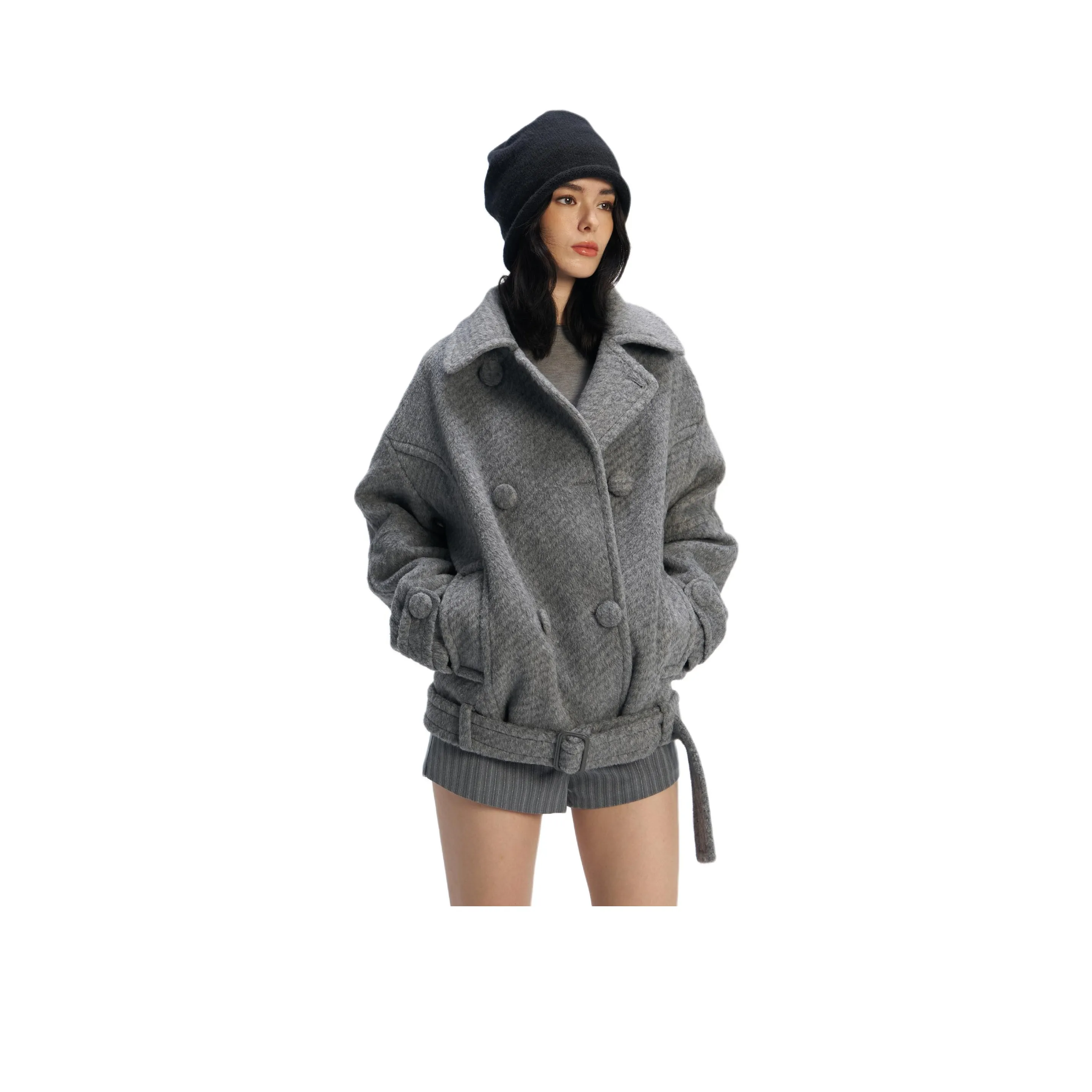 SENSORY GARDENS Серый Женский Пальто