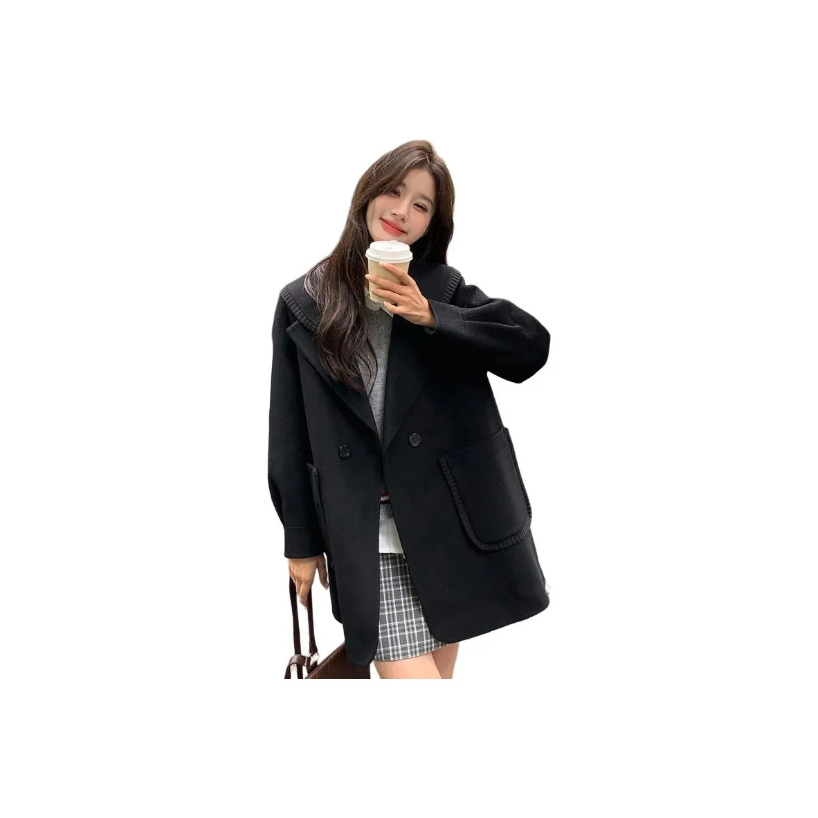 MEXICAN Черное Женское Пальто