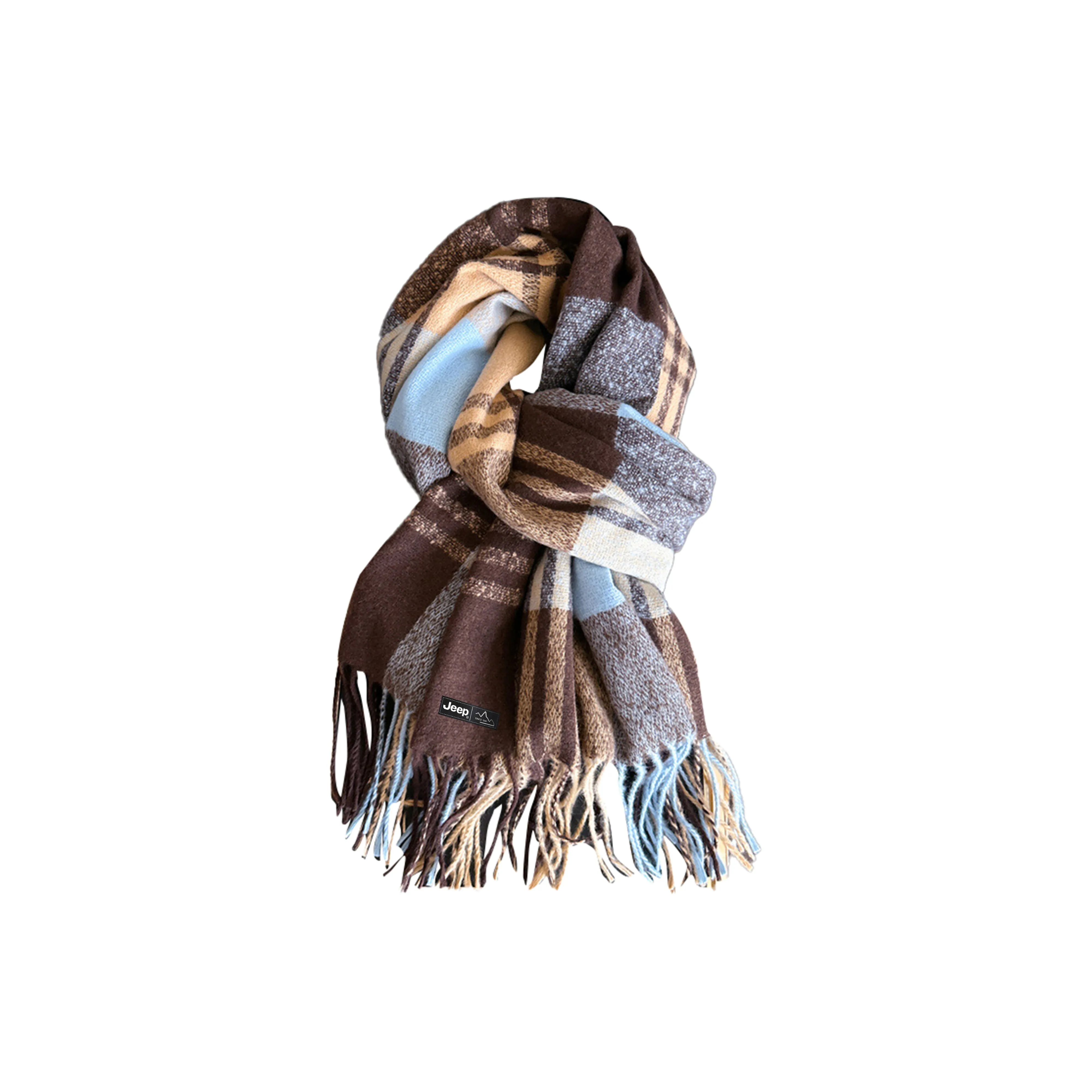 Jeep Полиэстер Трикотаж Шарфы Унисекс