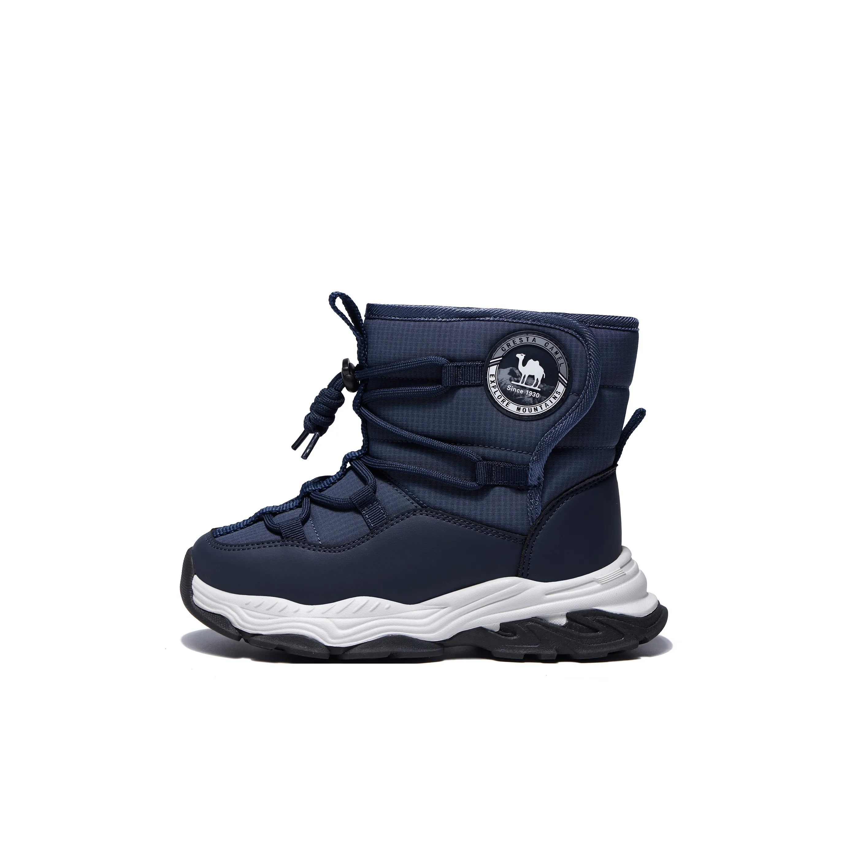 CAMEL Устойчивые к истиранию противоскользящие высокие утепленные ботинки для детей