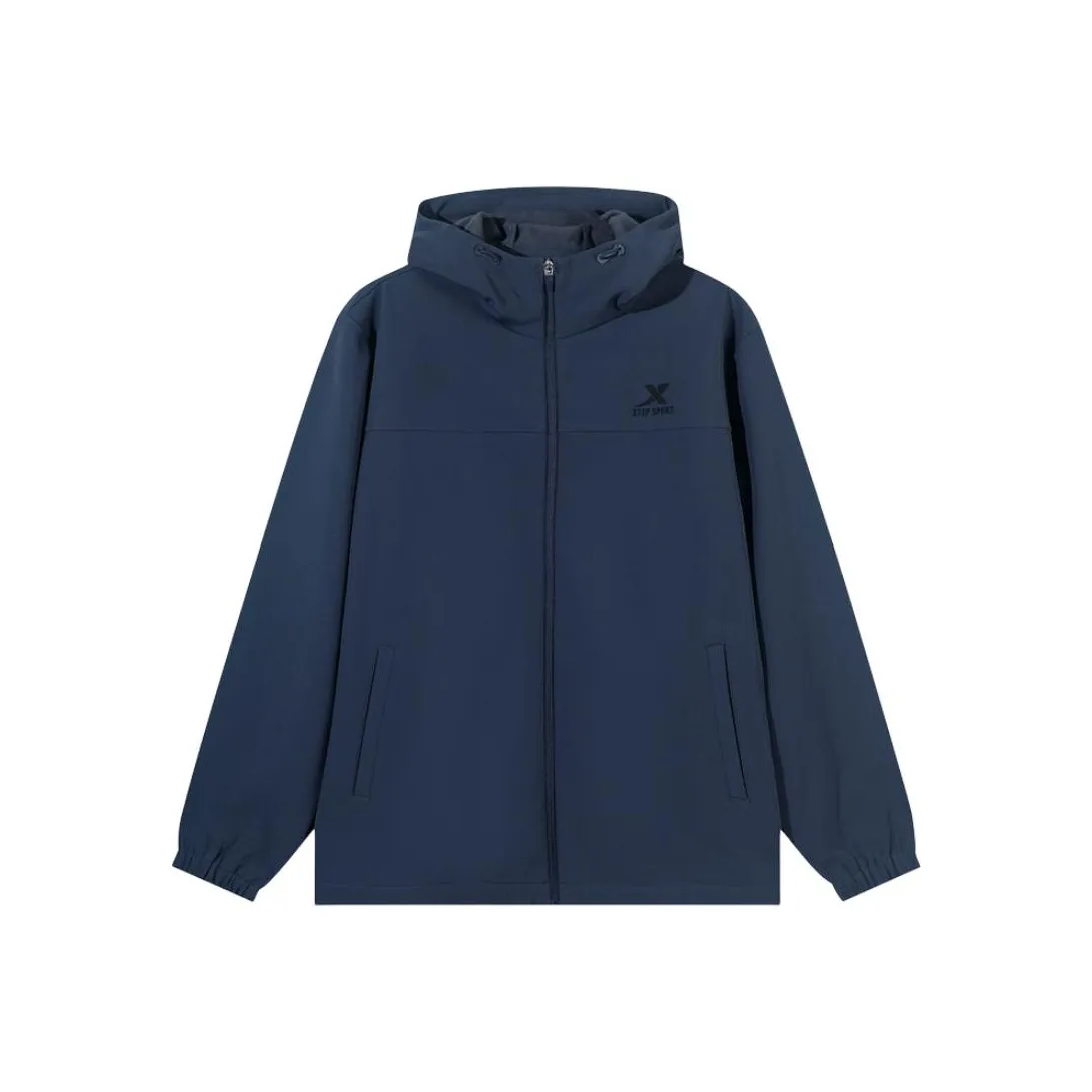 XTEP Водонепроницаемый Тепловой Тренчкот Мужской Угольный Серый