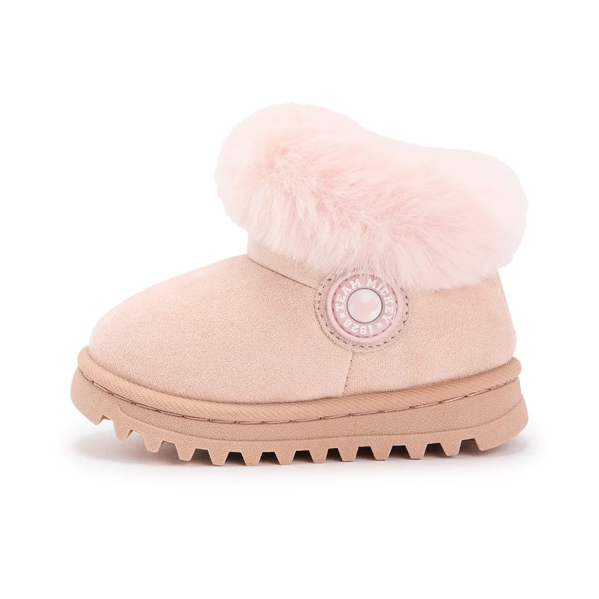 Disney Mickey Противоскользящая Устойчивая к истиранию Утепленная обувь для детей