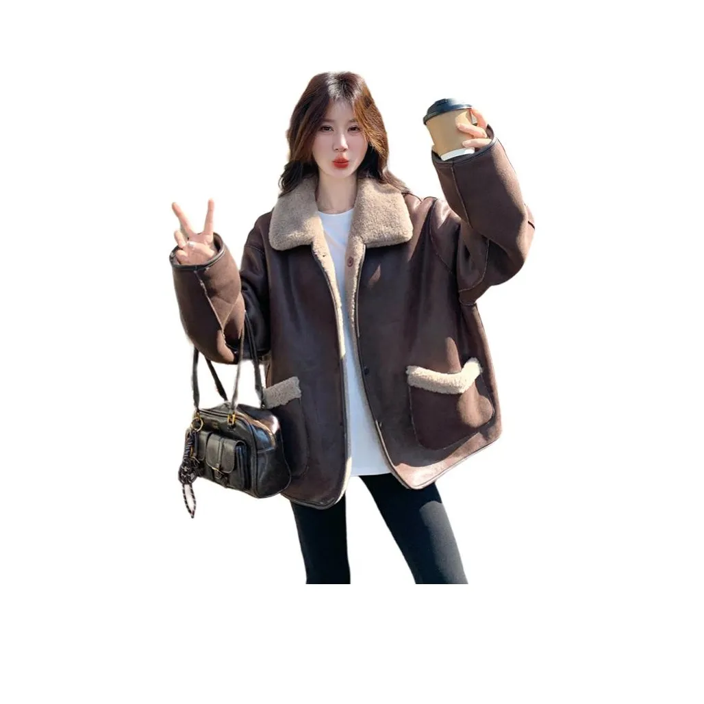 MEXICAN Бархат Feel Пальто Женское