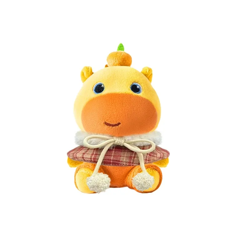 Любовь Winter Collection Сидящая Капибара Пончик Украшение Плюшевый Брелок 10 см Длина Тела