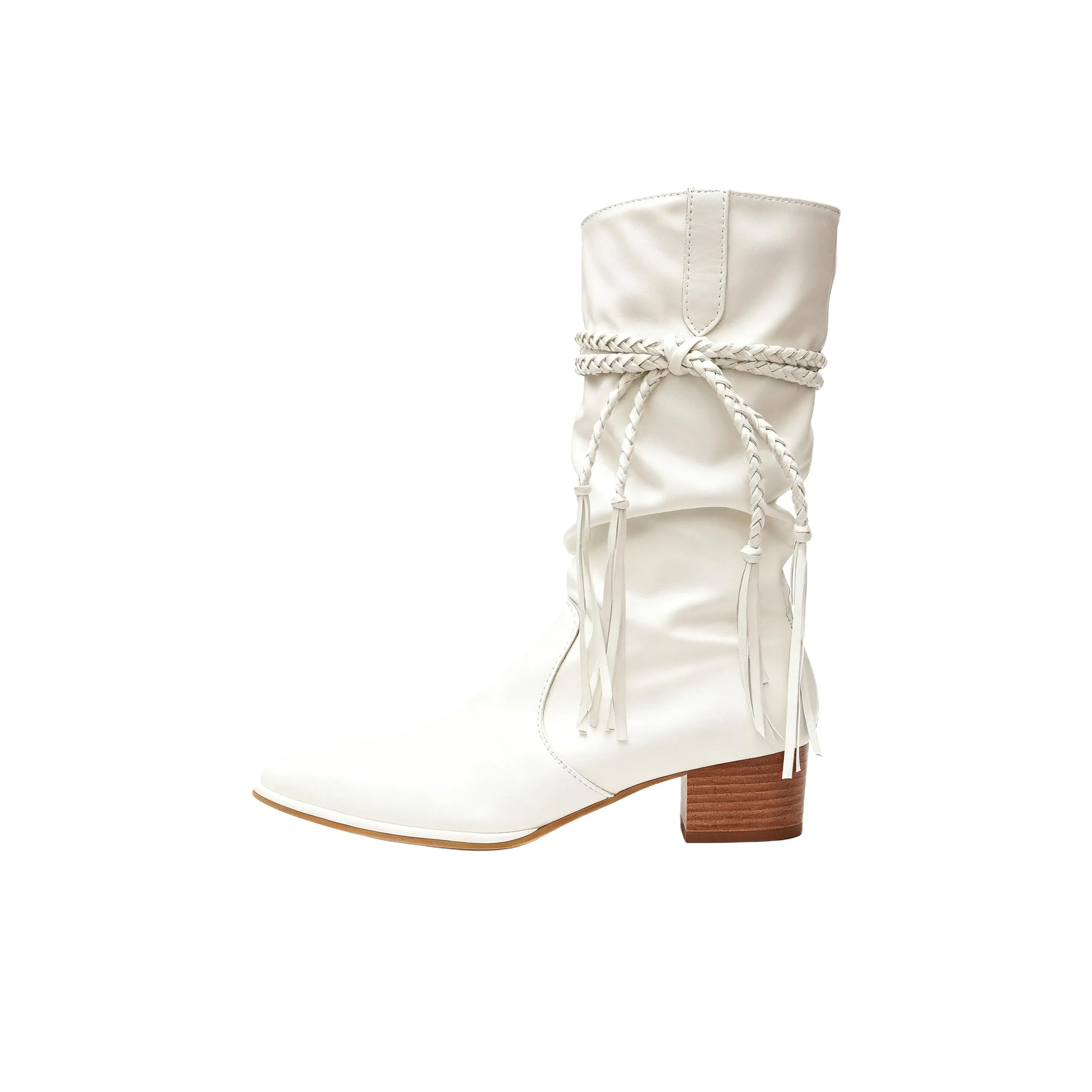 Be Good высокие сапоги до колена белые женские