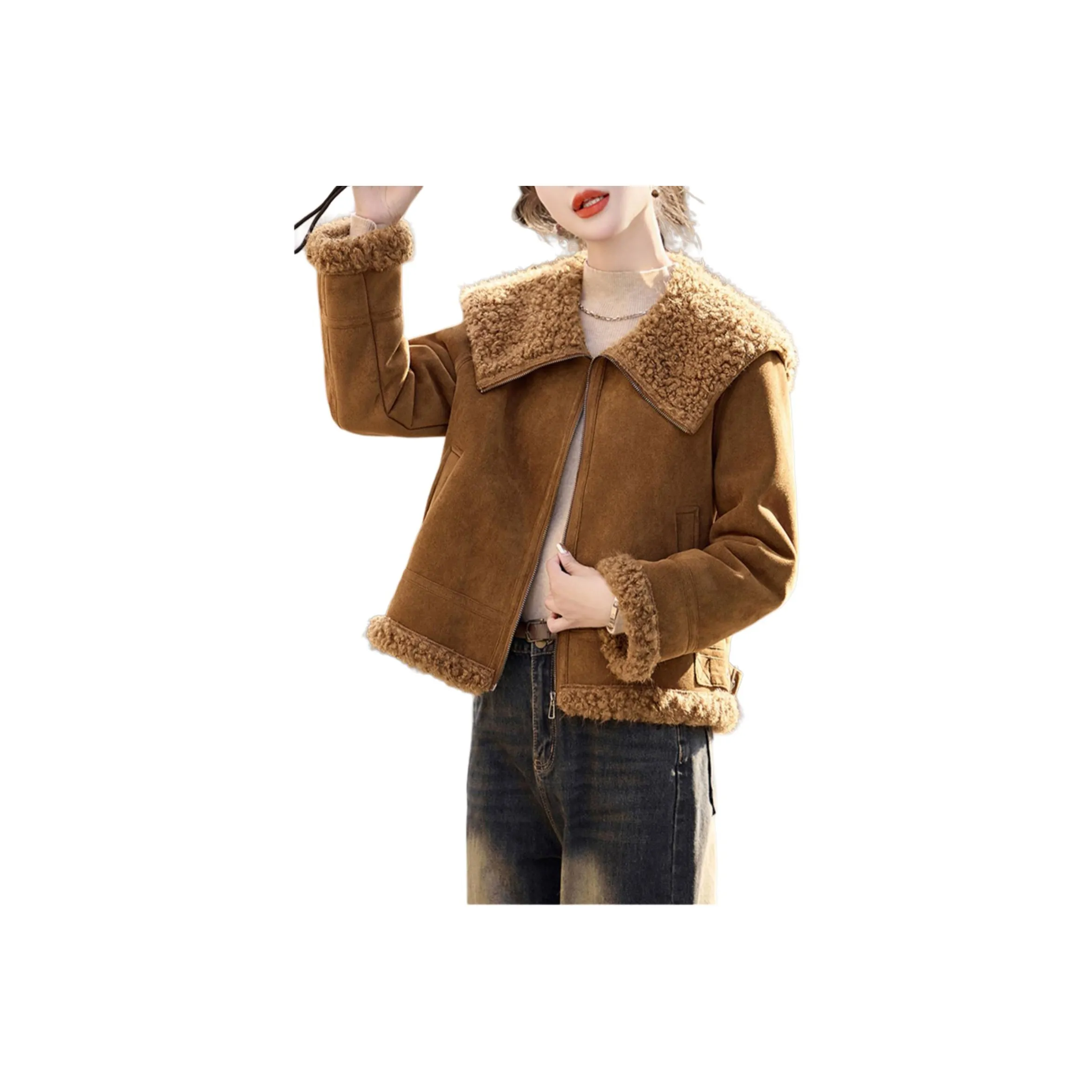 LANGQING Мотоциклетная куртка женская