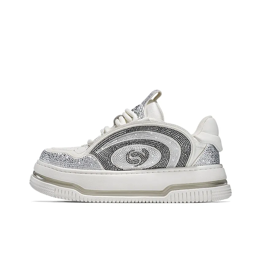 SALAXI Амортизация Высота Увеличение Устойчивость к Износу Легкий Мат Низкий Топ Скейтборд Кроссовки Унисекс